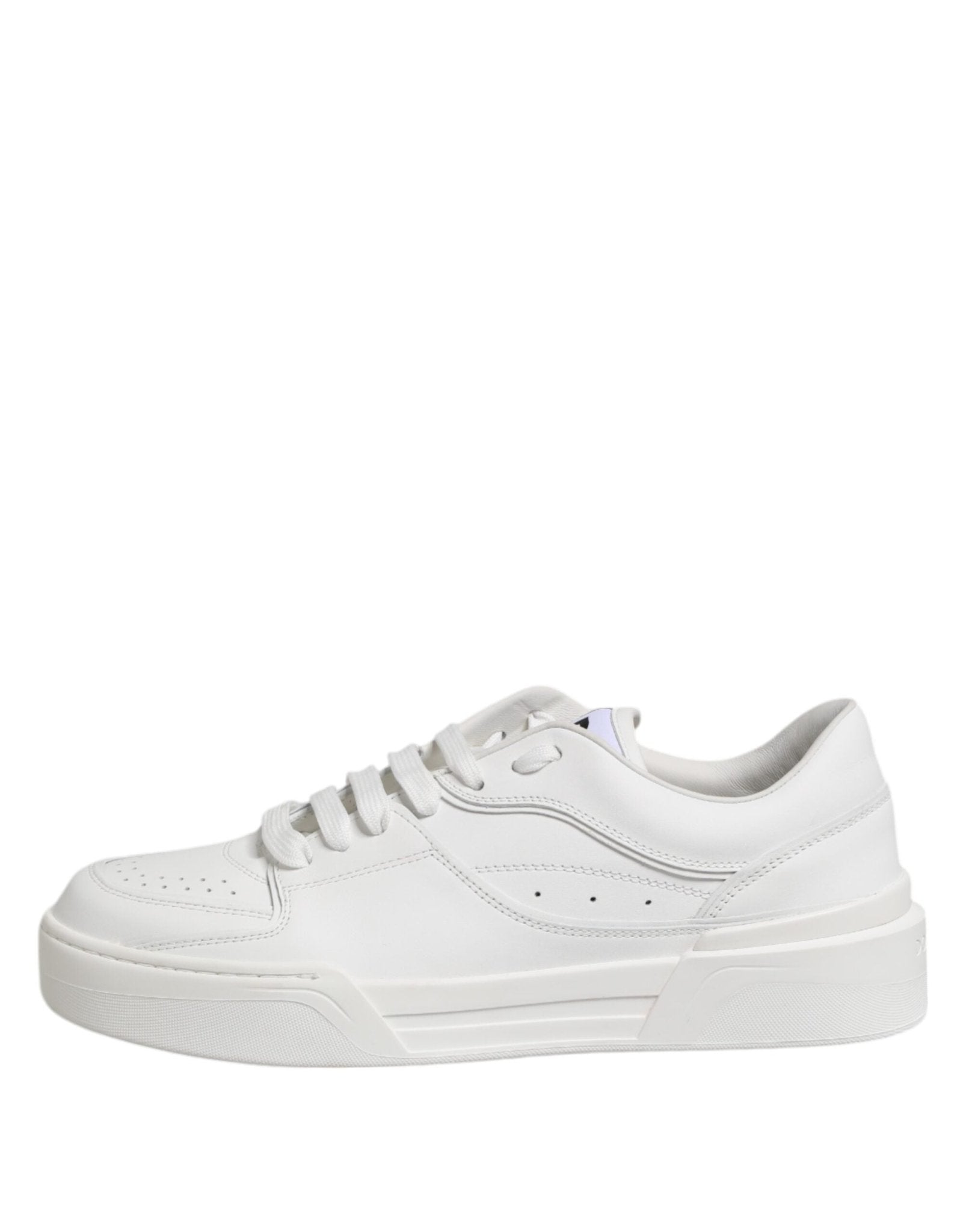 Dolce & Gabbana White Miami Leather Low Top Sneakers Shoes - RIMODA