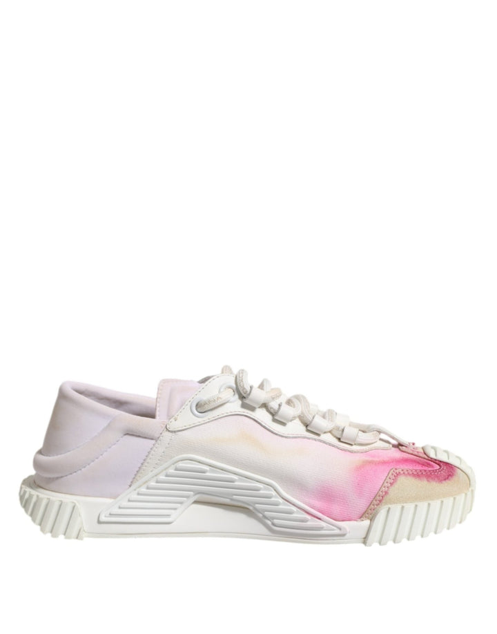 Dolce & Gabbana White NS1 Lace Up Low Top Sneakers Shoes - RIMODA