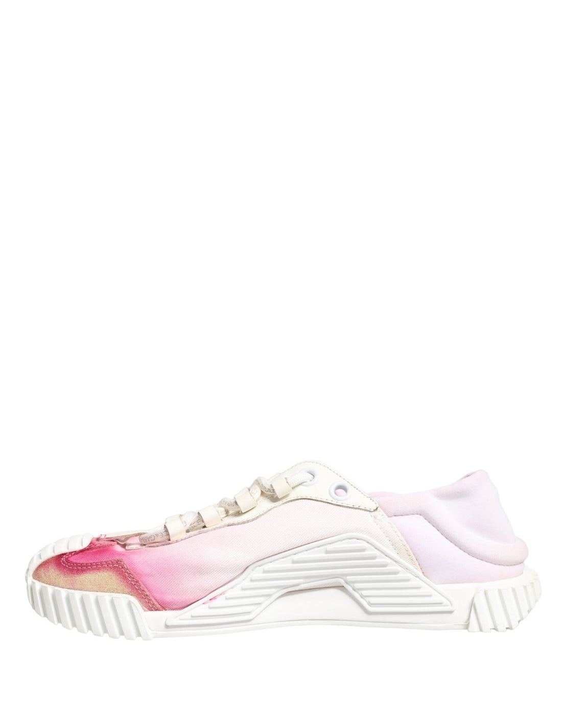 Dolce & Gabbana White NS1 Lace Up Low Top Sneakers Shoes - RIMODA