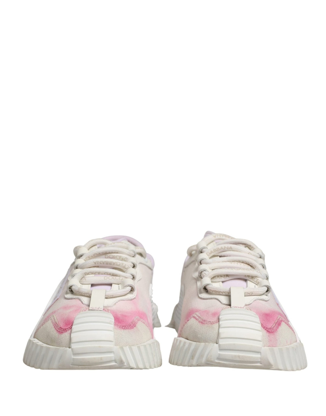 Dolce & Gabbana White NS1 Lace Up Low Top Sneakers Shoes - RIMODA