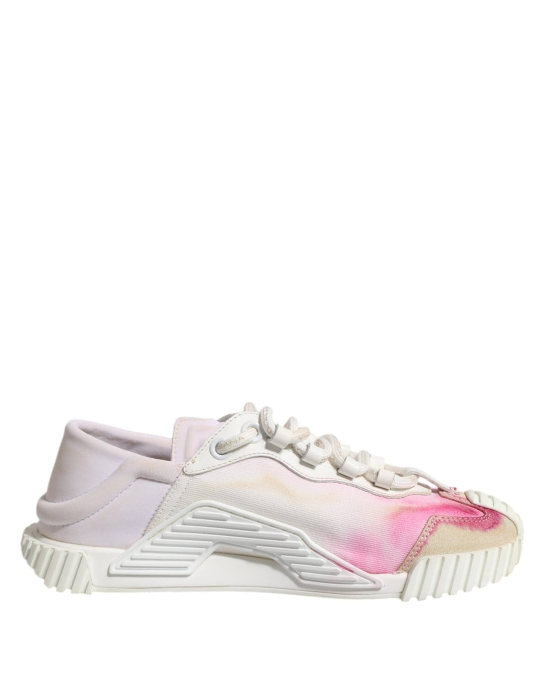 Dolce & Gabbana White NS1 Lace Up Low Top Sneakers Shoes - RIMODA