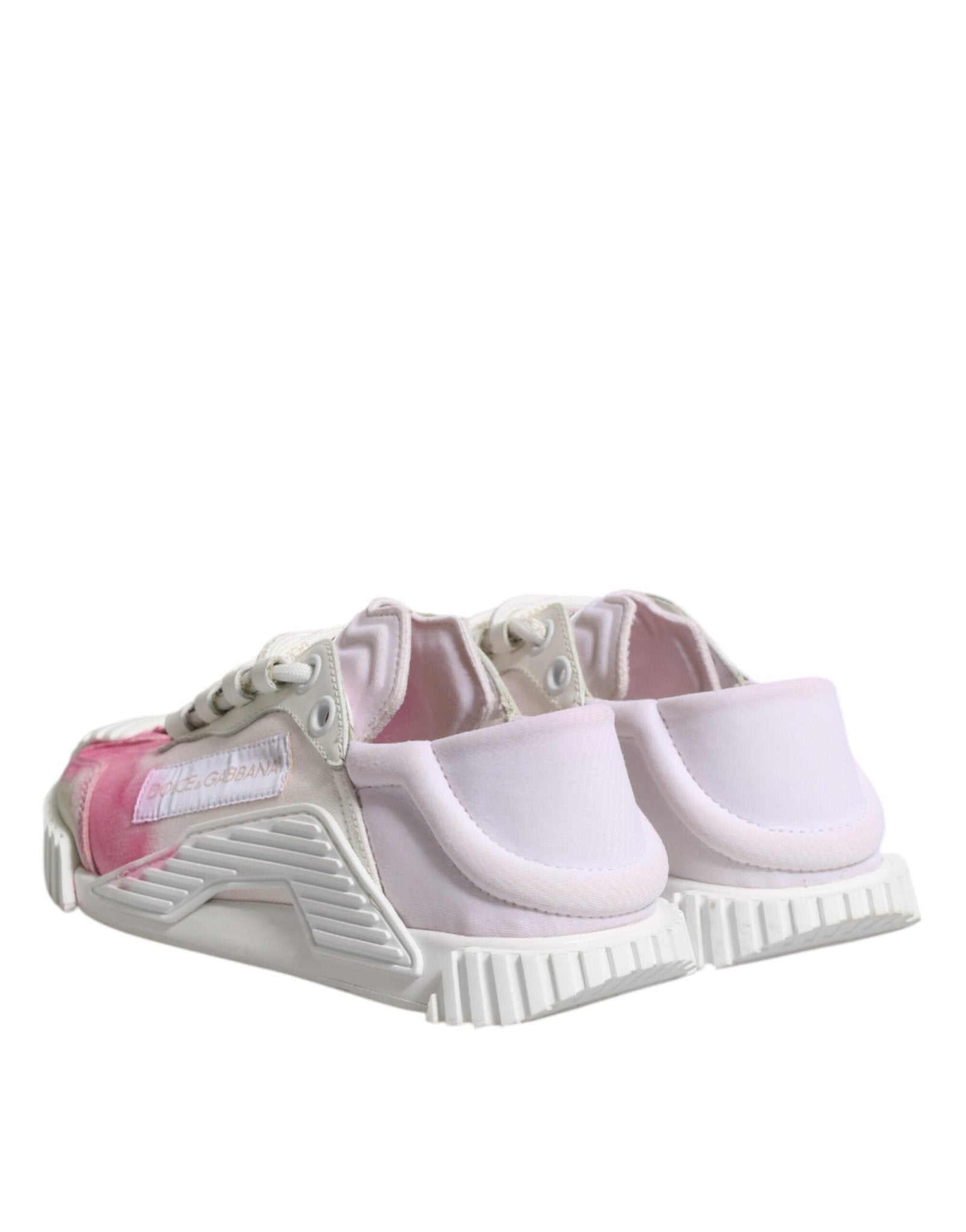 Dolce & Gabbana White NS1 Lace Up Low Top Sneakers Shoes - RIMODA