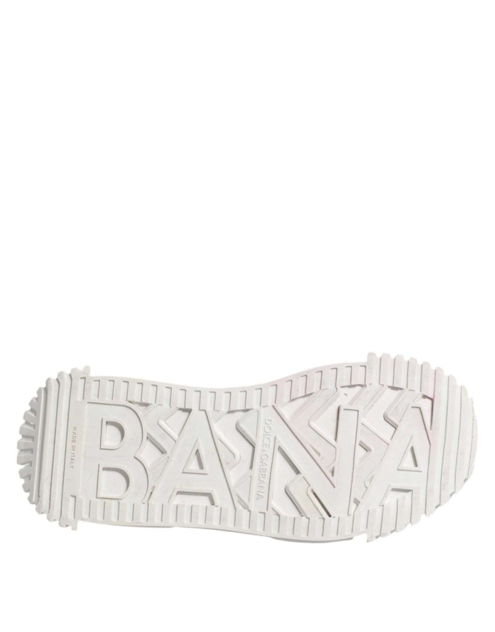 Dolce & Gabbana White NS1 Lace Up Low Top Sneakers Shoes - RIMODA