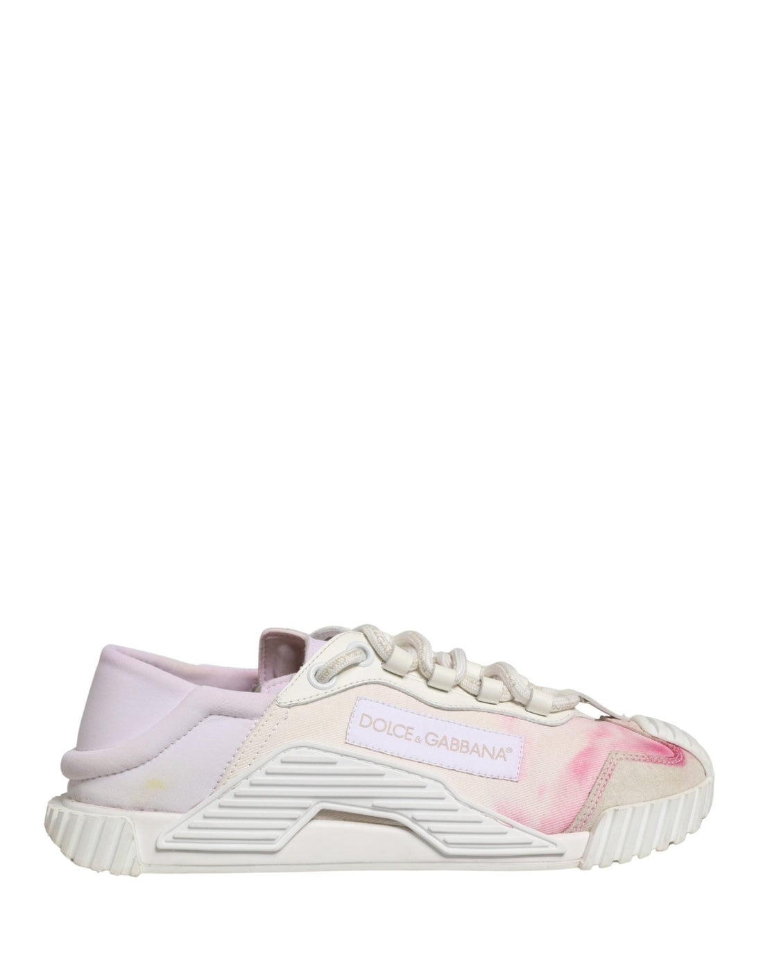 Dolce & Gabbana White NS1 Lace Up Low Top Sneakers Shoes - RIMODA