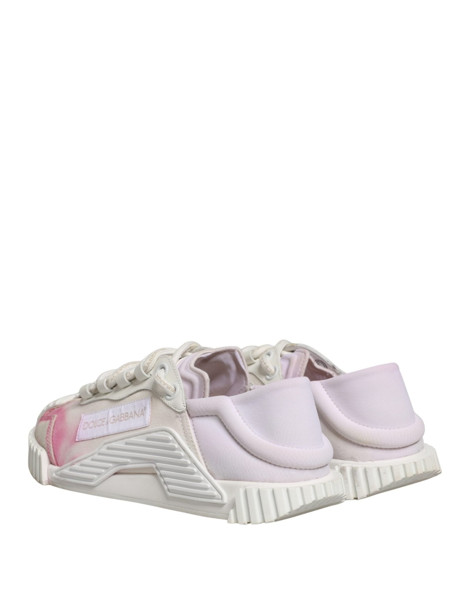 Dolce & Gabbana White NS1 Lace Up Low Top Sneakers Shoes - RIMODA