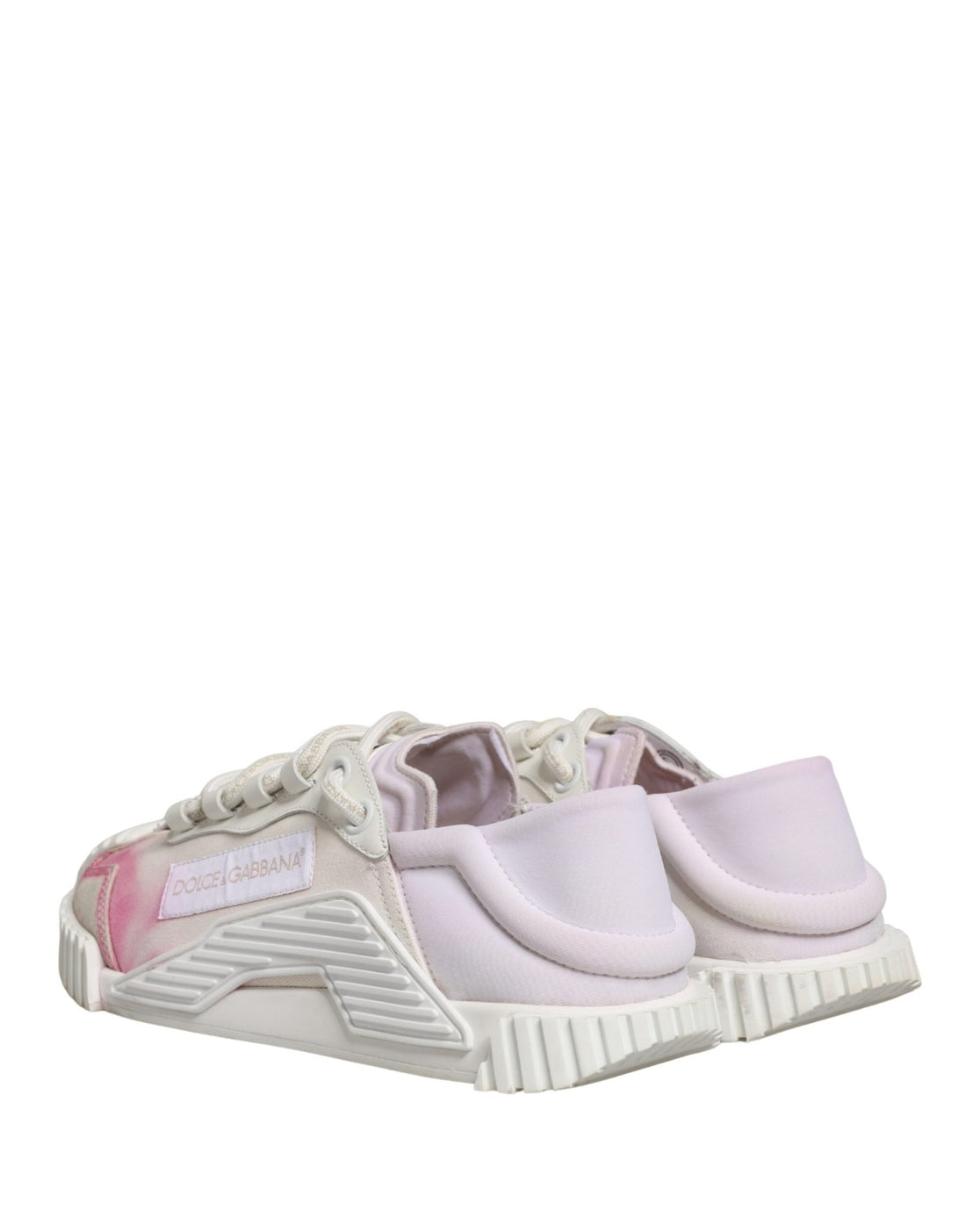 Dolce & Gabbana White NS1 Lace Up Low Top Sneakers Shoes - RIMODA