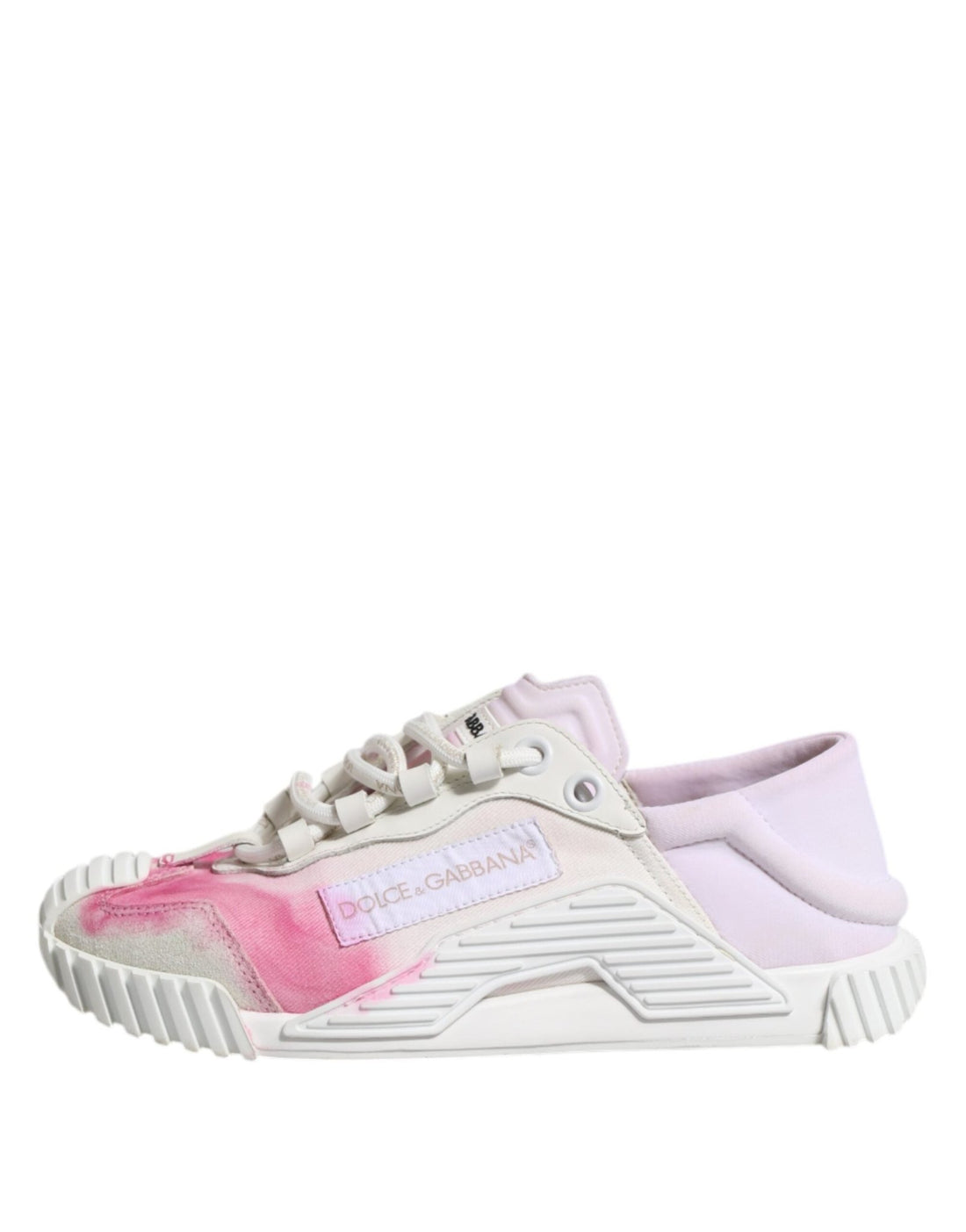 Dolce & Gabbana White NS1 Lace Up Low Top Sneakers Shoes - RIMODA
