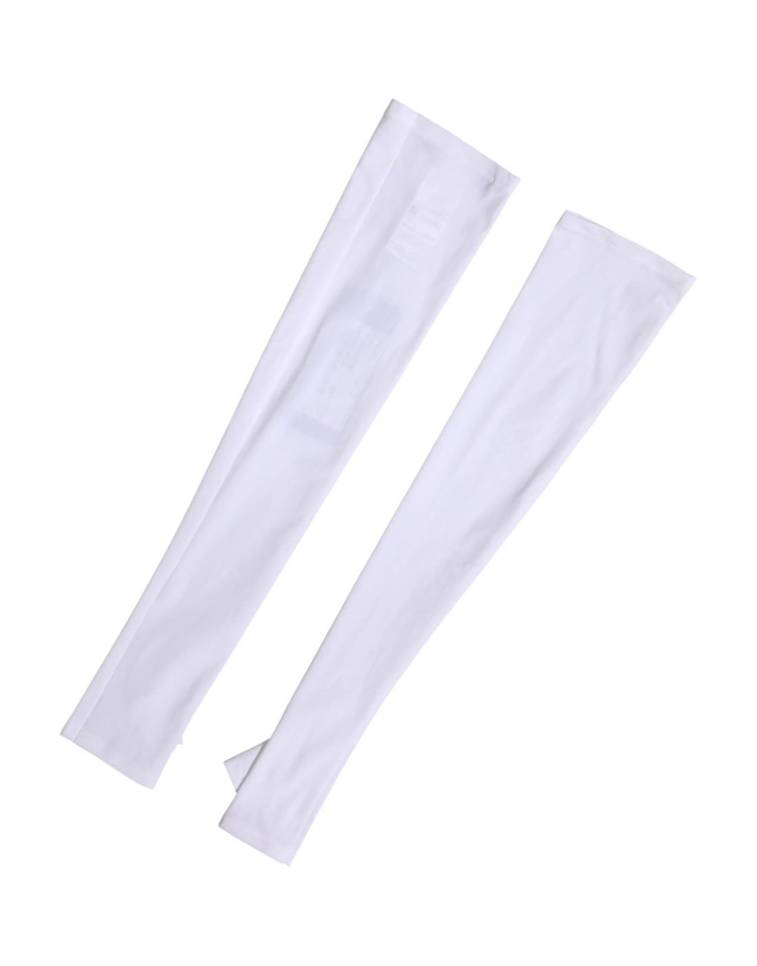 Dolce & Gabbana White Nylon Fingerless Elbow Length Mitten Gloves - RIMODA