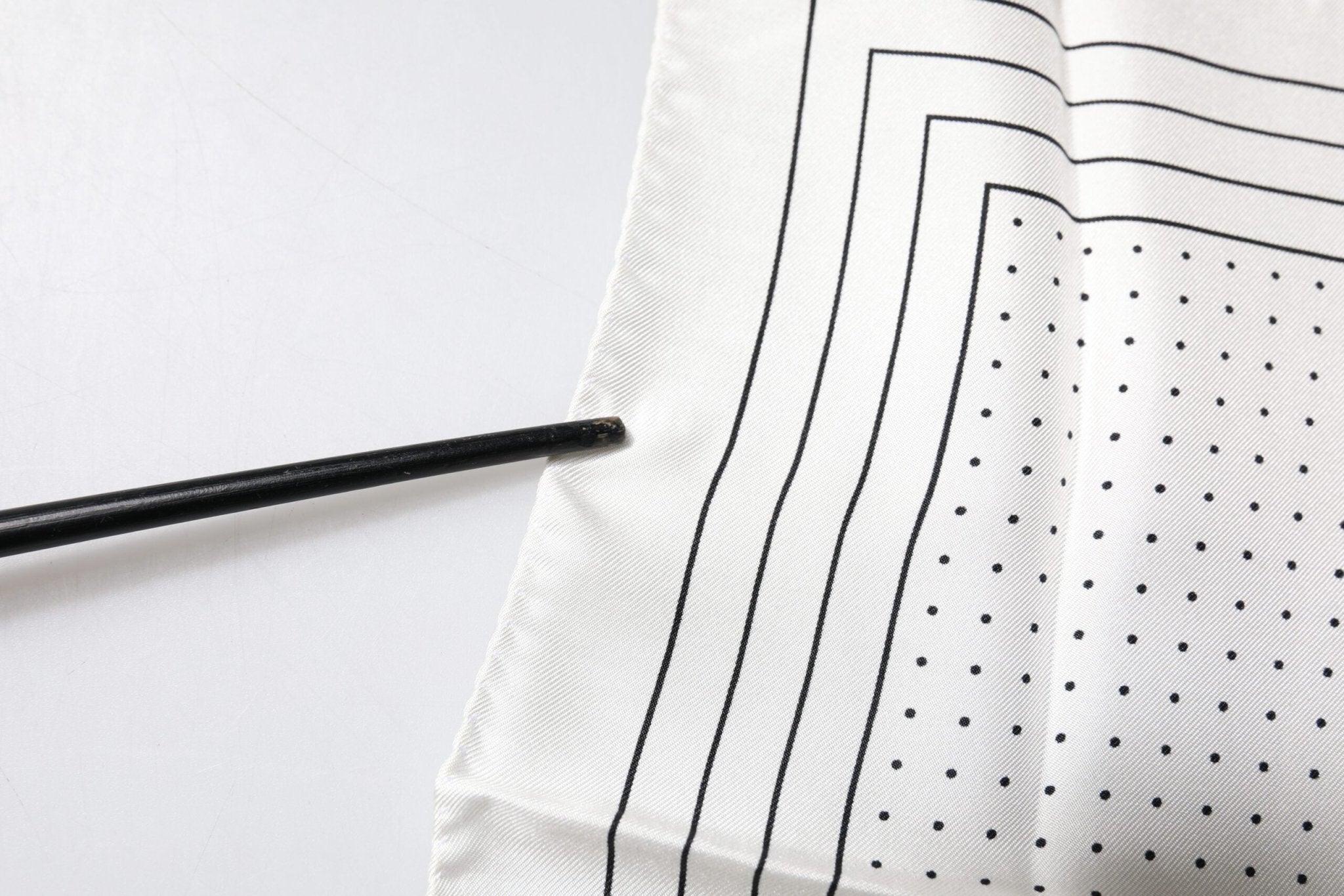 Dolce & Gabbana White Polka Dots Square Handkerchief Scarf - RIMODA