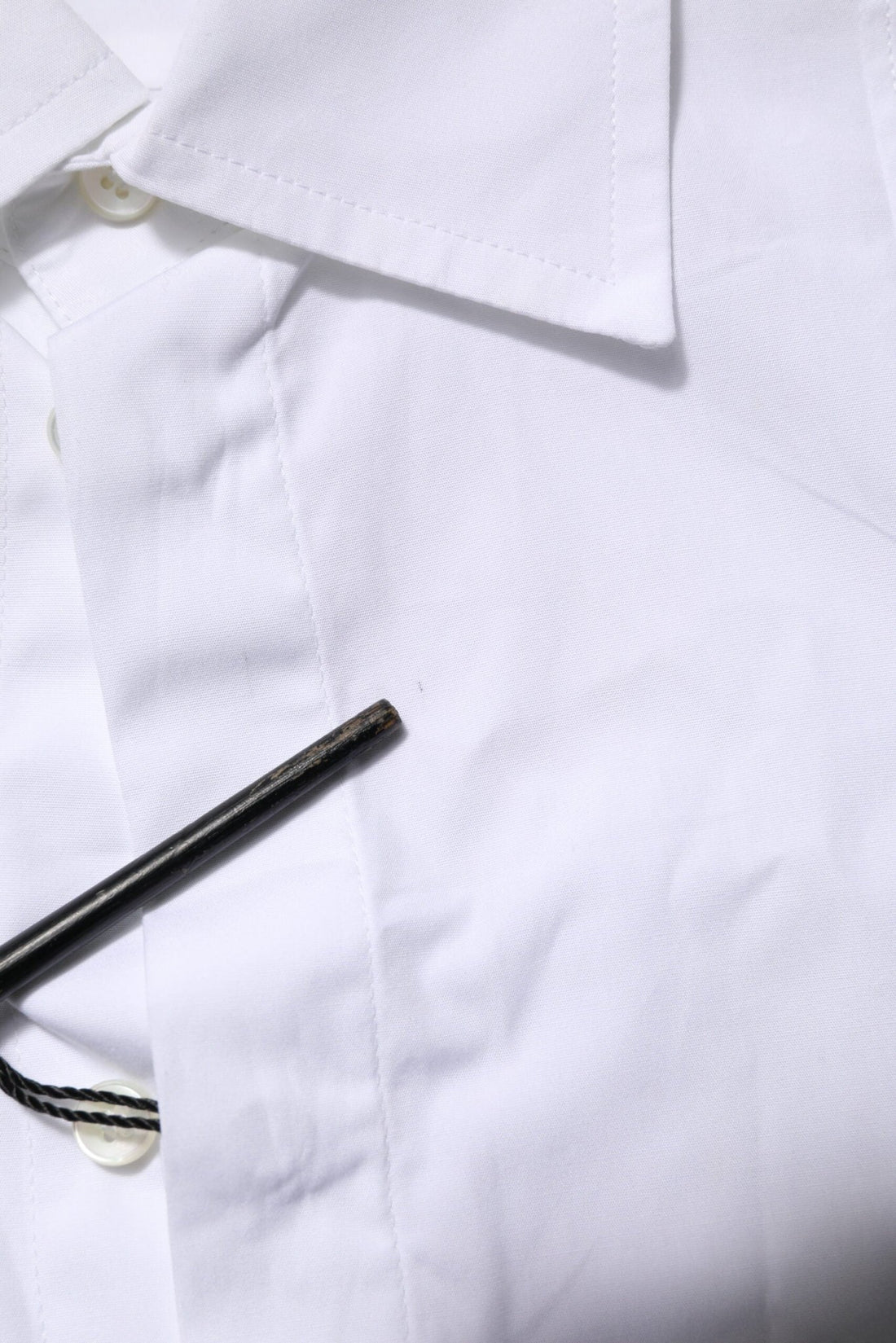 Dolce & Gabbana White Poplin Cotton Formal Men Dress Shirt - RIMODA