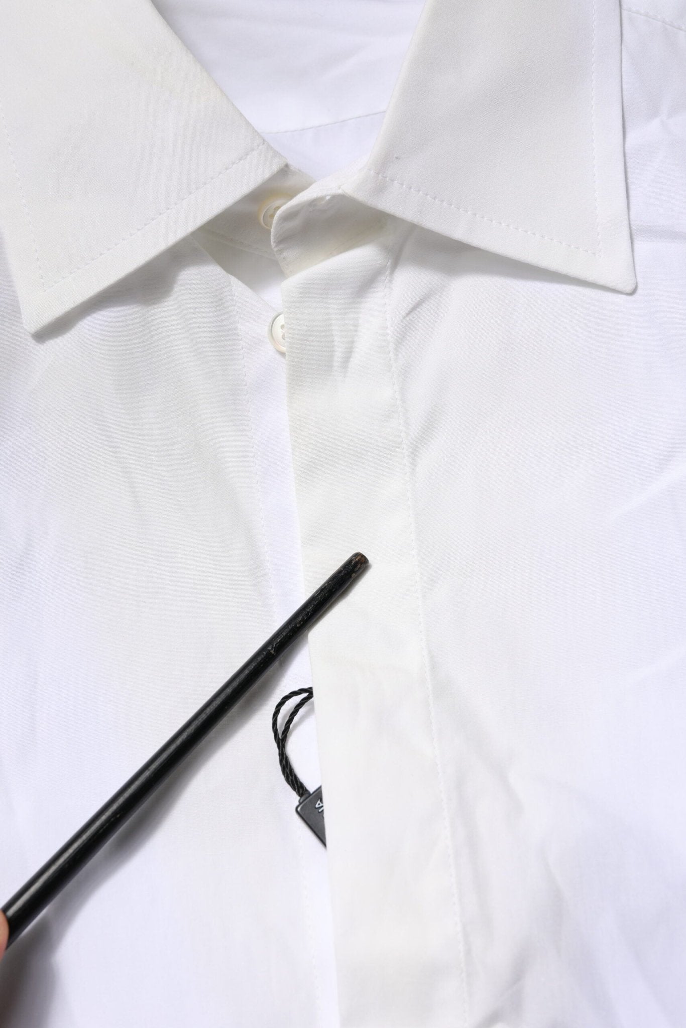 Dolce & Gabbana White Poplin Cotton Formal Men Dress Shirt - RIMODA