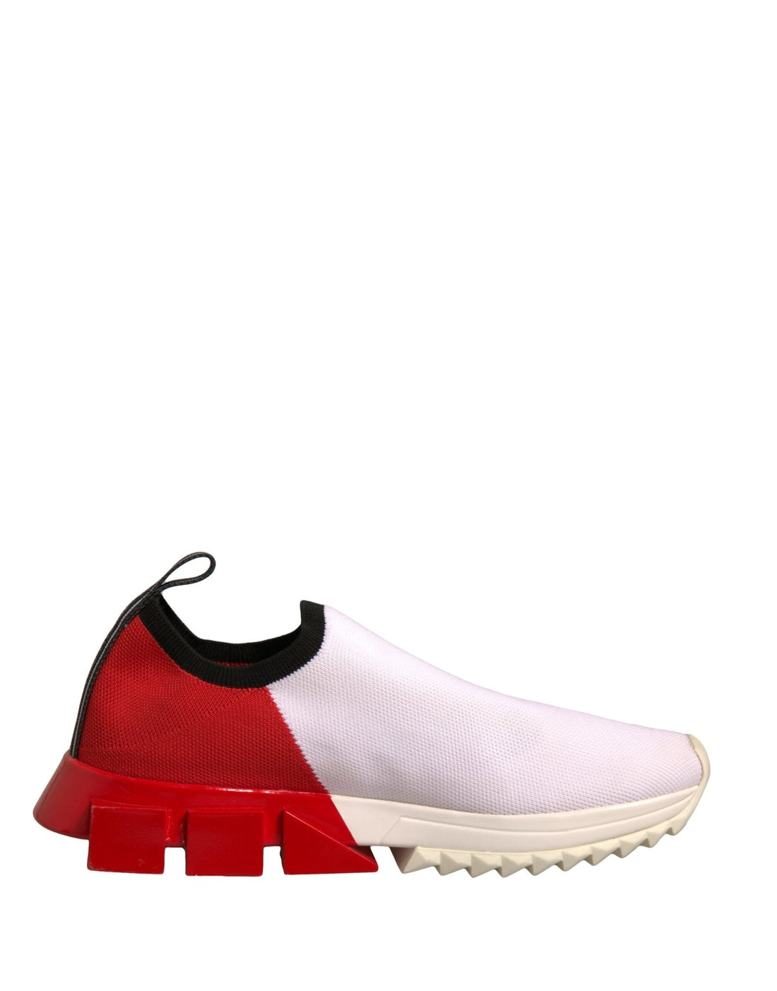Dolce & Gabbana White Red Low Top Sorrento Sneakers Shoes - RIMODA