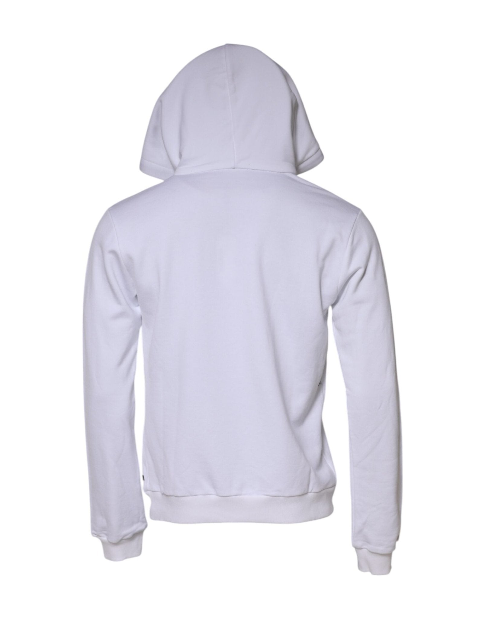 Dolce & Gabbana White Sacred Heart Hooded Sweatshirt Sweater - RIMODA