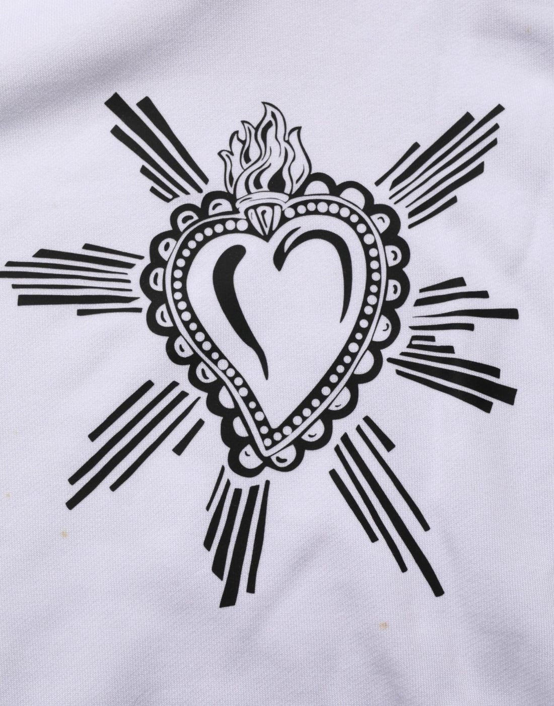 Dolce & Gabbana White Sacred Heart Hooded Sweatshirt Sweater - RIMODA