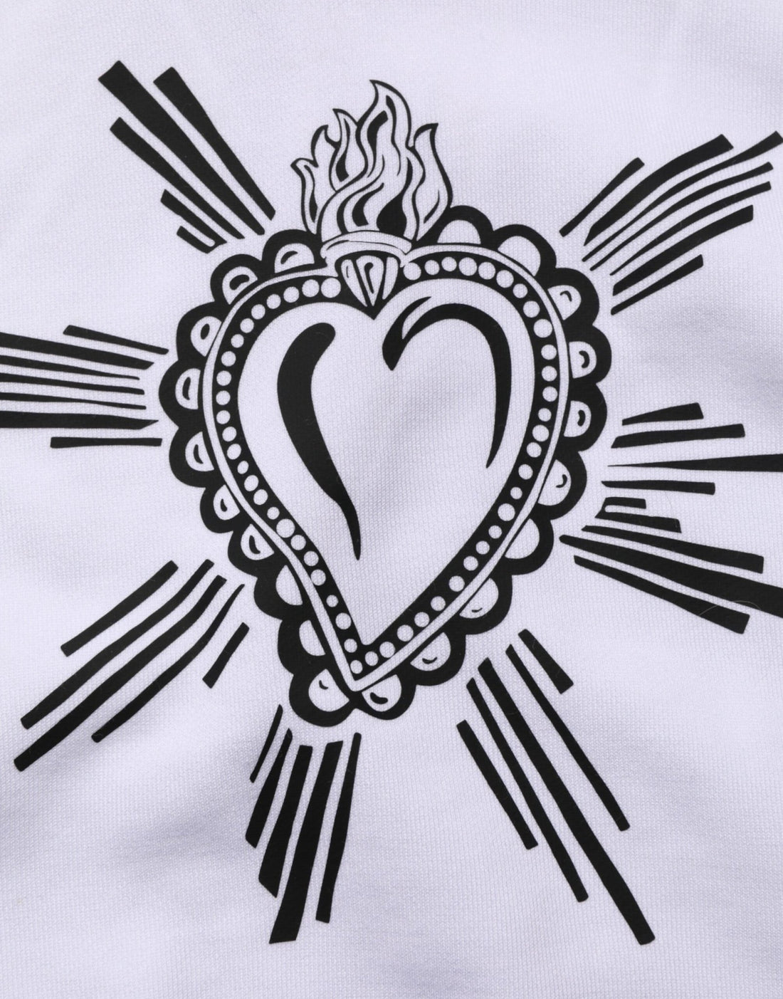 Dolce & Gabbana White Sacred Heart Hooded Sweatshirt Sweater - RIMODA