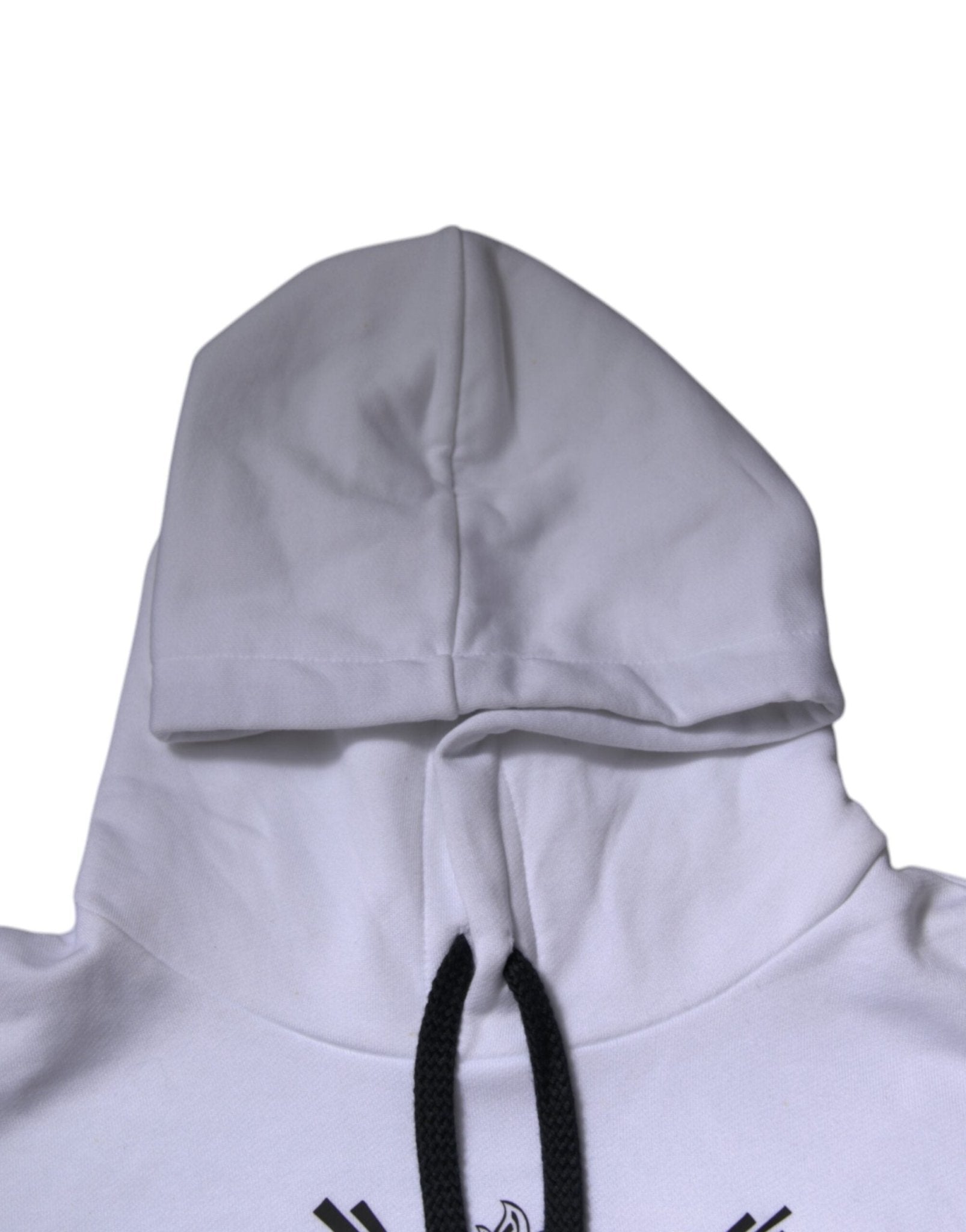 Dolce & Gabbana White Sacred Heart Hooded Sweatshirt Sweater - RIMODA