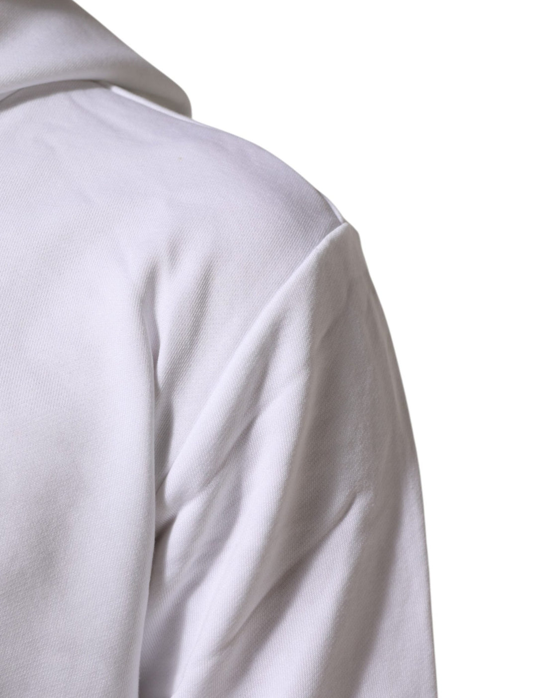 Dolce & Gabbana White Sacred Heart Hooded Sweatshirt Sweater - RIMODA
