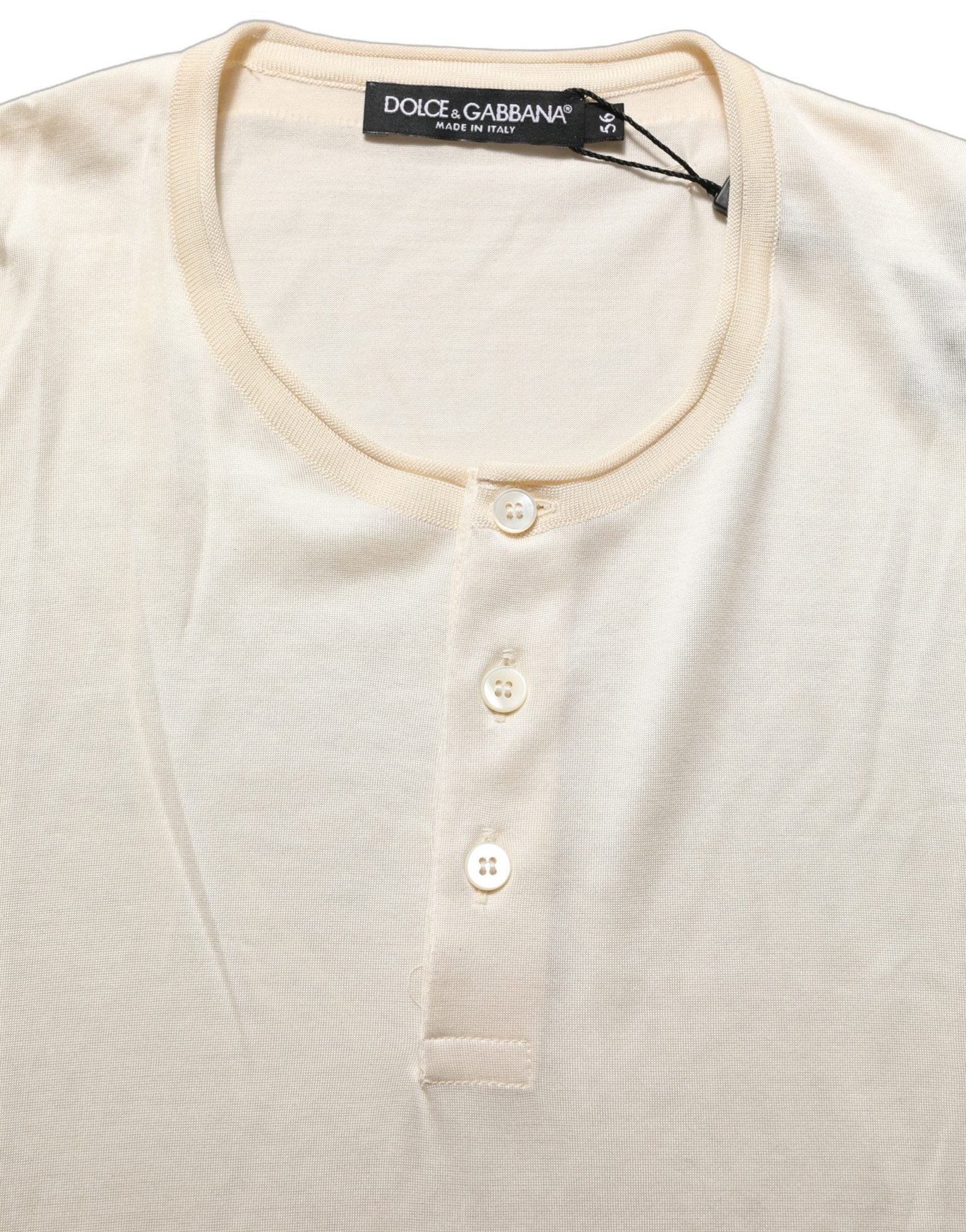 Dolce & Gabbana White Short Sleeve Collared Polo T-shirt - RIMODA
