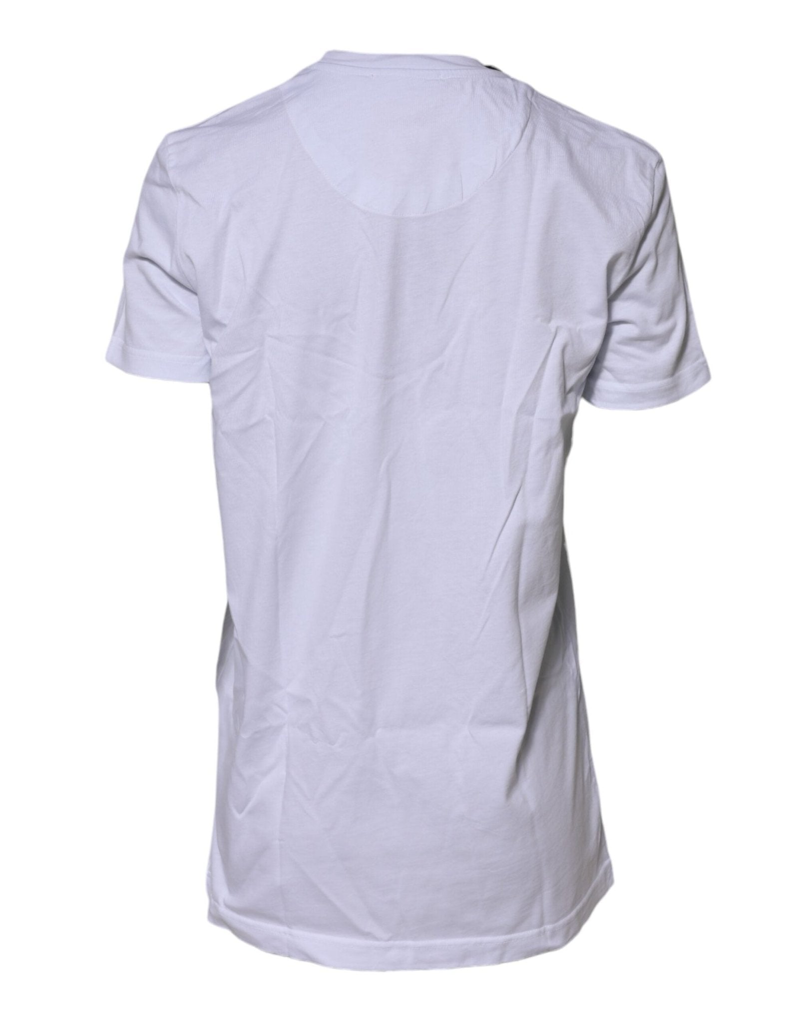 Dolce & Gabbana White Short Sleeves Crew Neck Top T-shirt - RIMODA