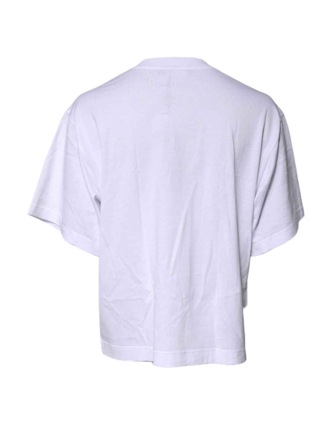 Dolce & Gabbana White Short Sleeves DG Logo Print Top T-shirt - RIMODA