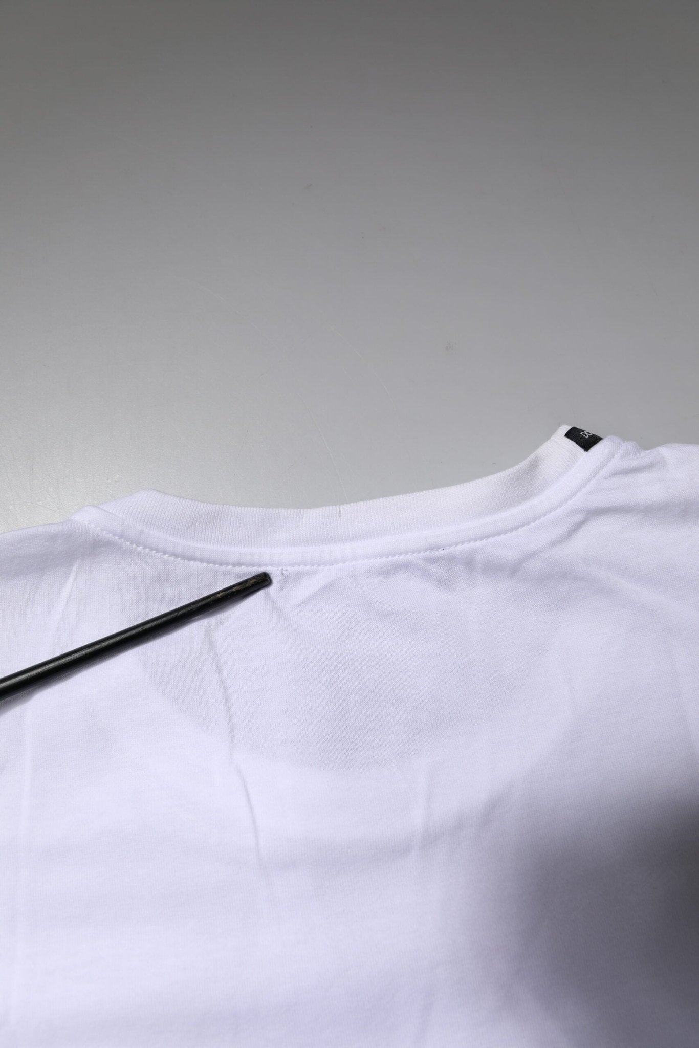 Dolce & Gabbana White Short Sleeves Round Neck Top T-shirt - RIMODA