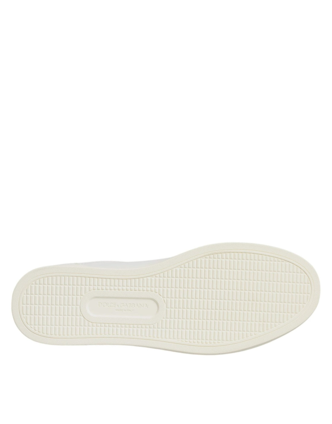Dolce & Gabbana White Silver Sacred Heart Men Sneakers Shoes - RIMODA