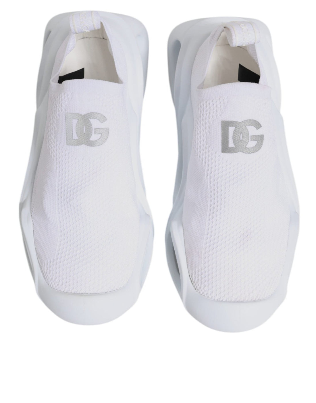 Dolce & Gabbana White Slip On Wave Low Top Sneakers Shoes - RIMODA