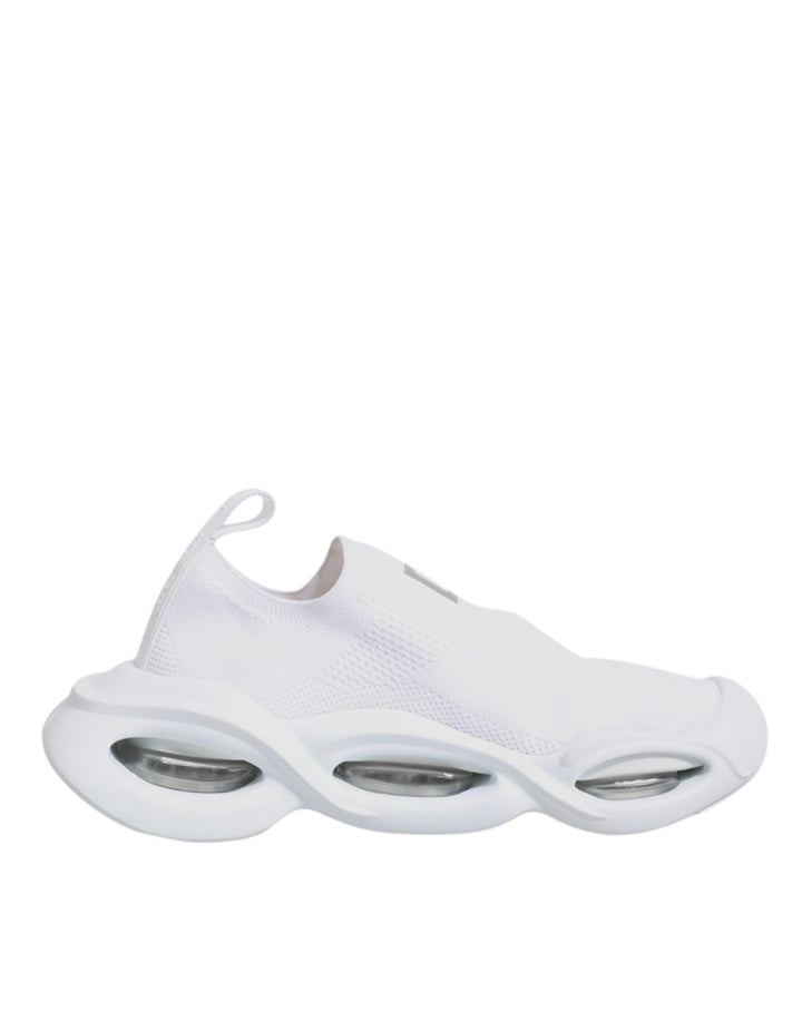 Dolce & Gabbana White Slip On Wave Low Top Sneakers Shoes - RIMODA