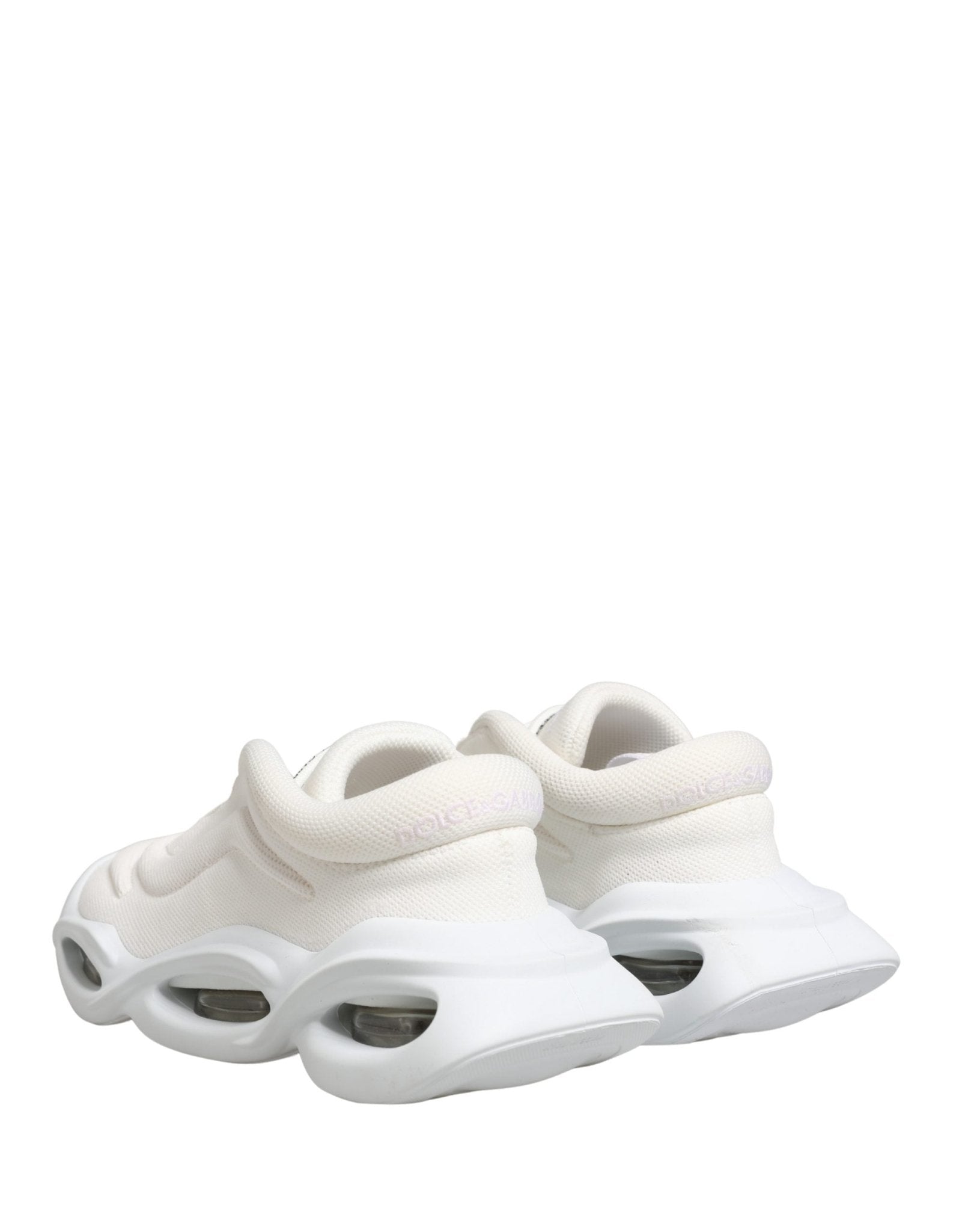 Dolce & Gabbana White Slip On Wave Low Top Sneakers Shoes - RIMODA
