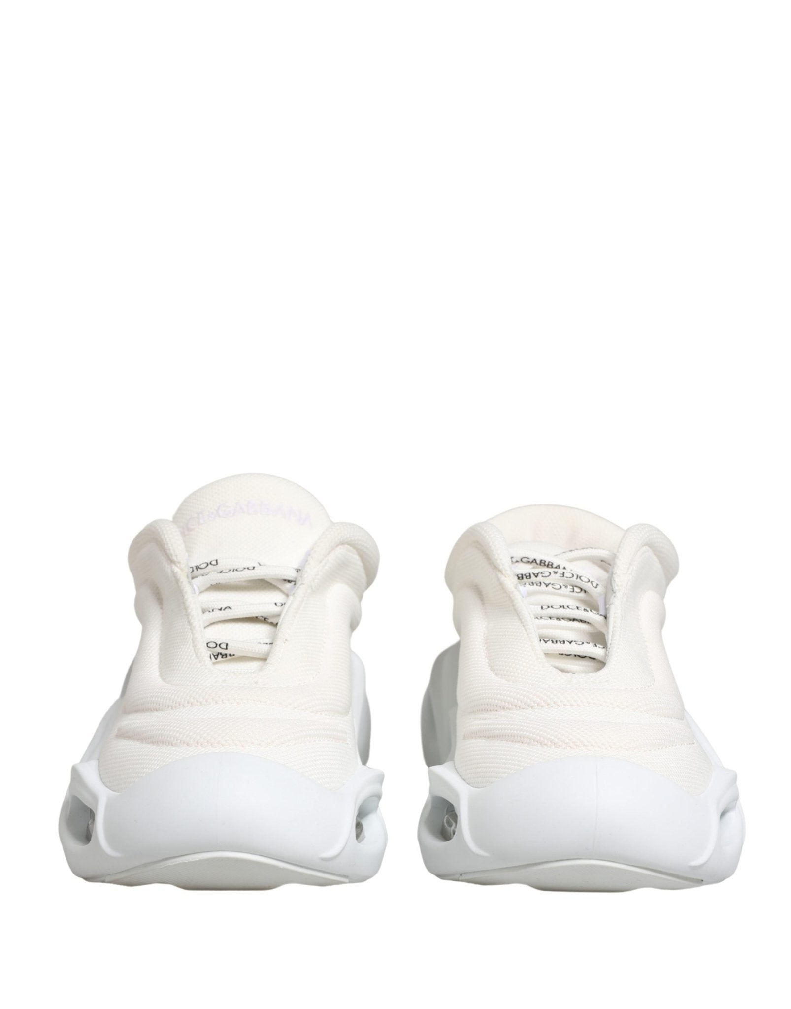 Dolce & Gabbana White Slip On Wave LowTop Sneakers Shoes - RIMODA