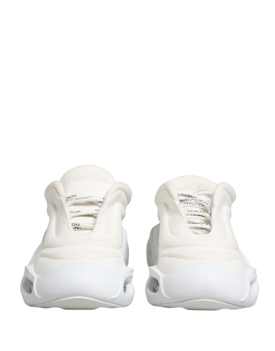 Dolce & Gabbana White Slip On Wave LowTop Sneakers Shoes - RIMODA