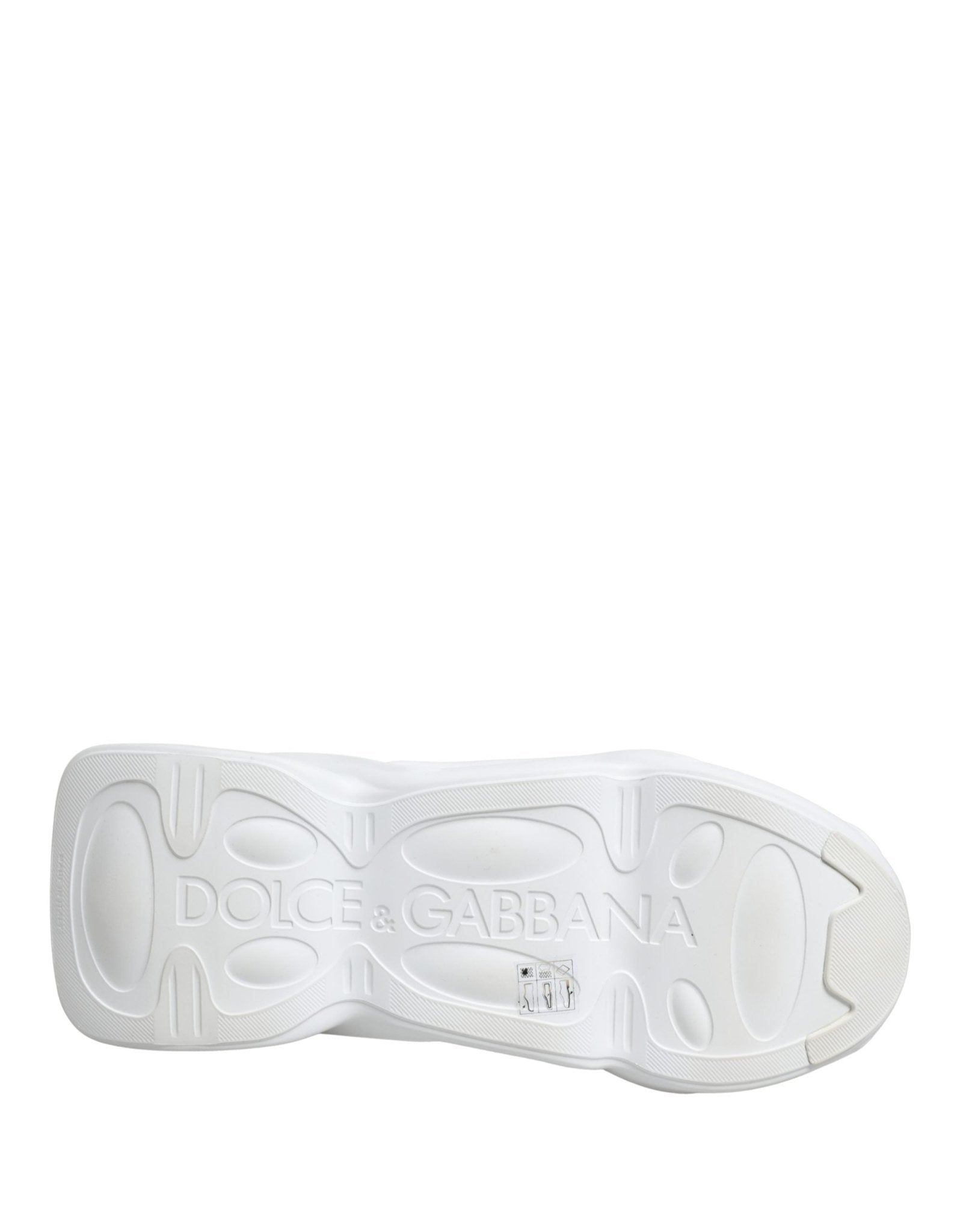 Dolce & Gabbana White Slip On Wave LowTop Sneakers Shoes - RIMODA