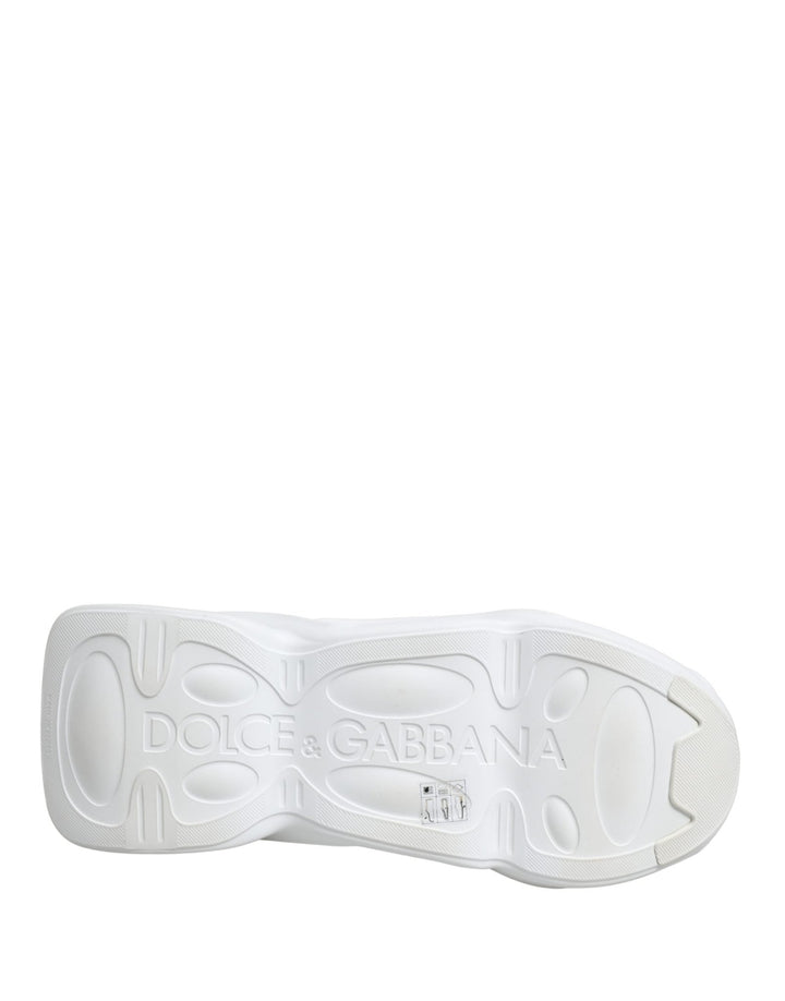 Dolce & Gabbana White Slip On Wave LowTop Sneakers Shoes - RIMODA