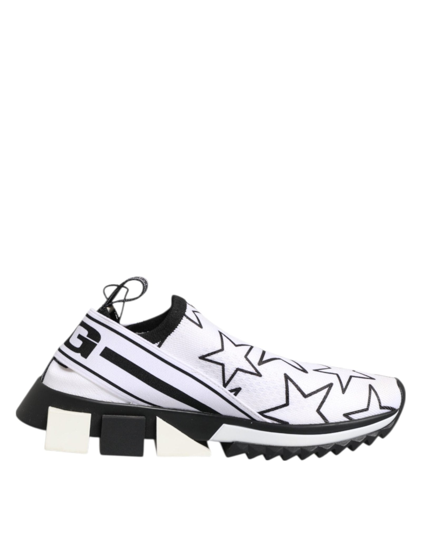 Dolce & Gabbana White Stars Sorrento Low Top Sneakers Shoes - RIMODA