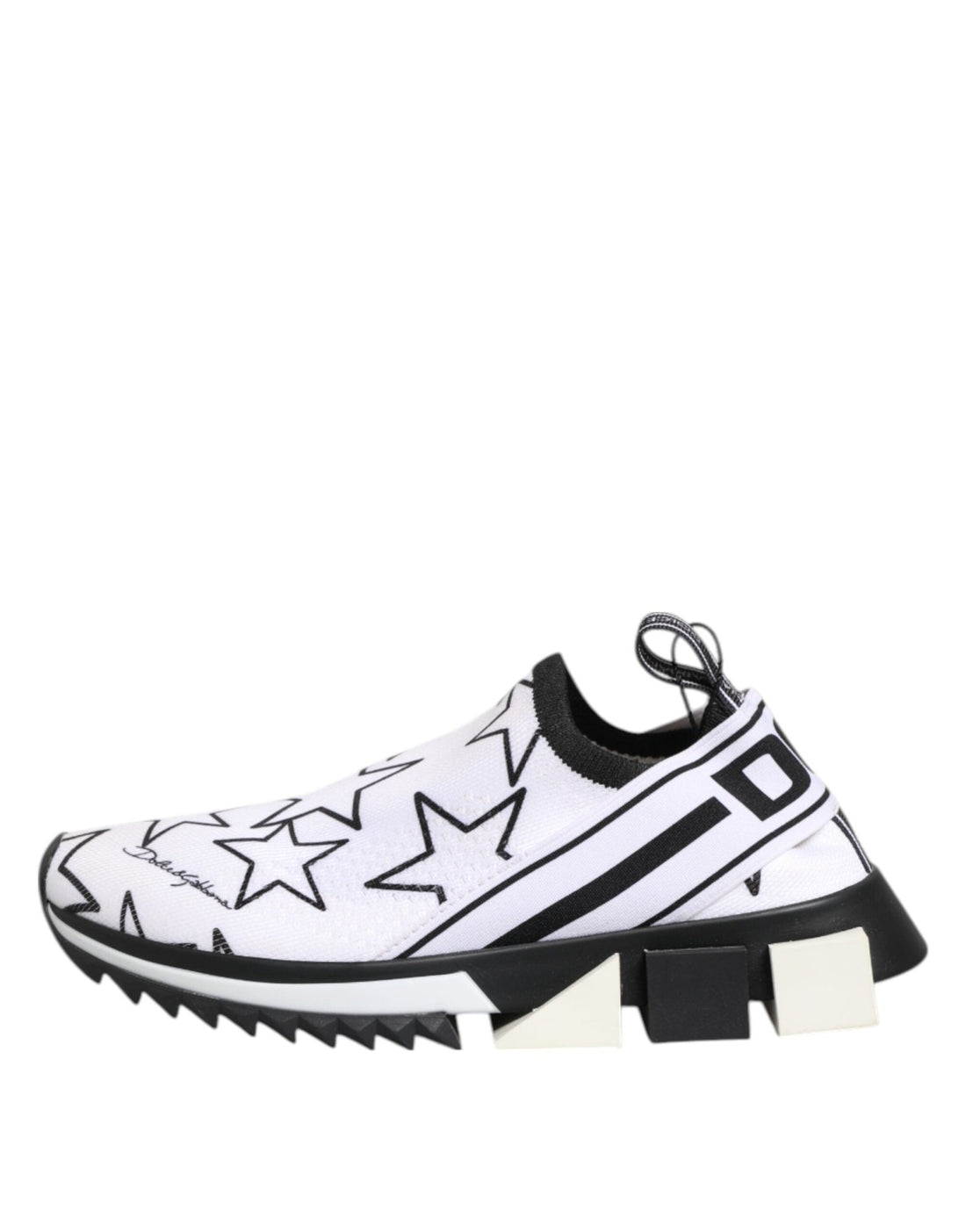 Dolce & Gabbana White Stars Sorrento Low Top Sneakers Shoes - RIMODA