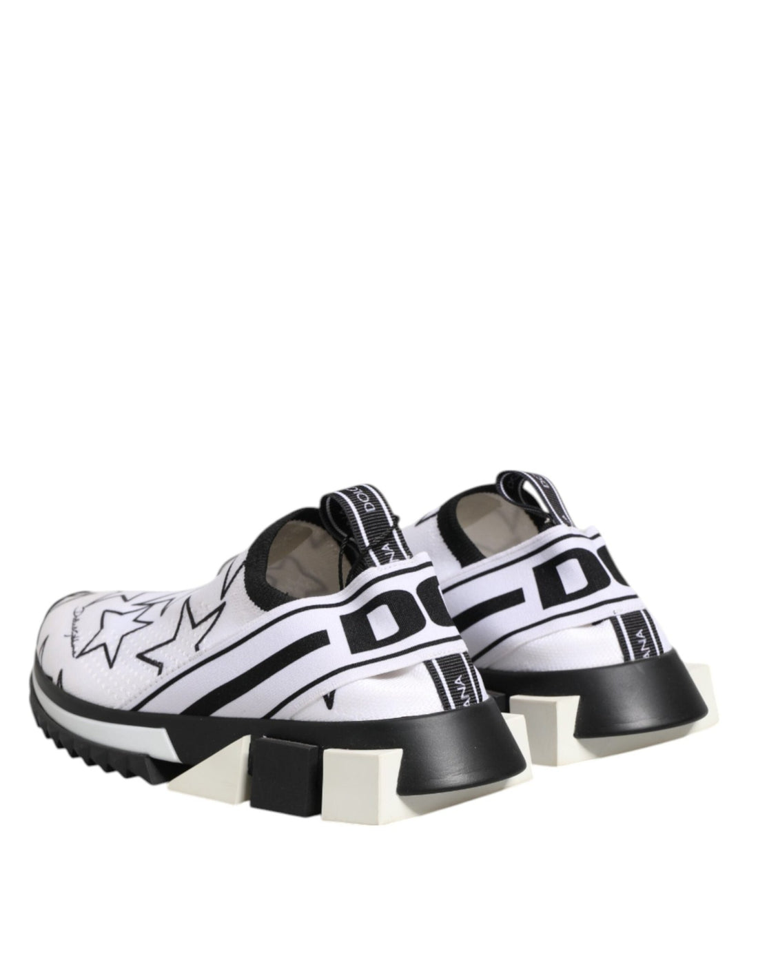 Dolce & Gabbana White Stars Sorrento Low Top Sneakers Shoes - RIMODA