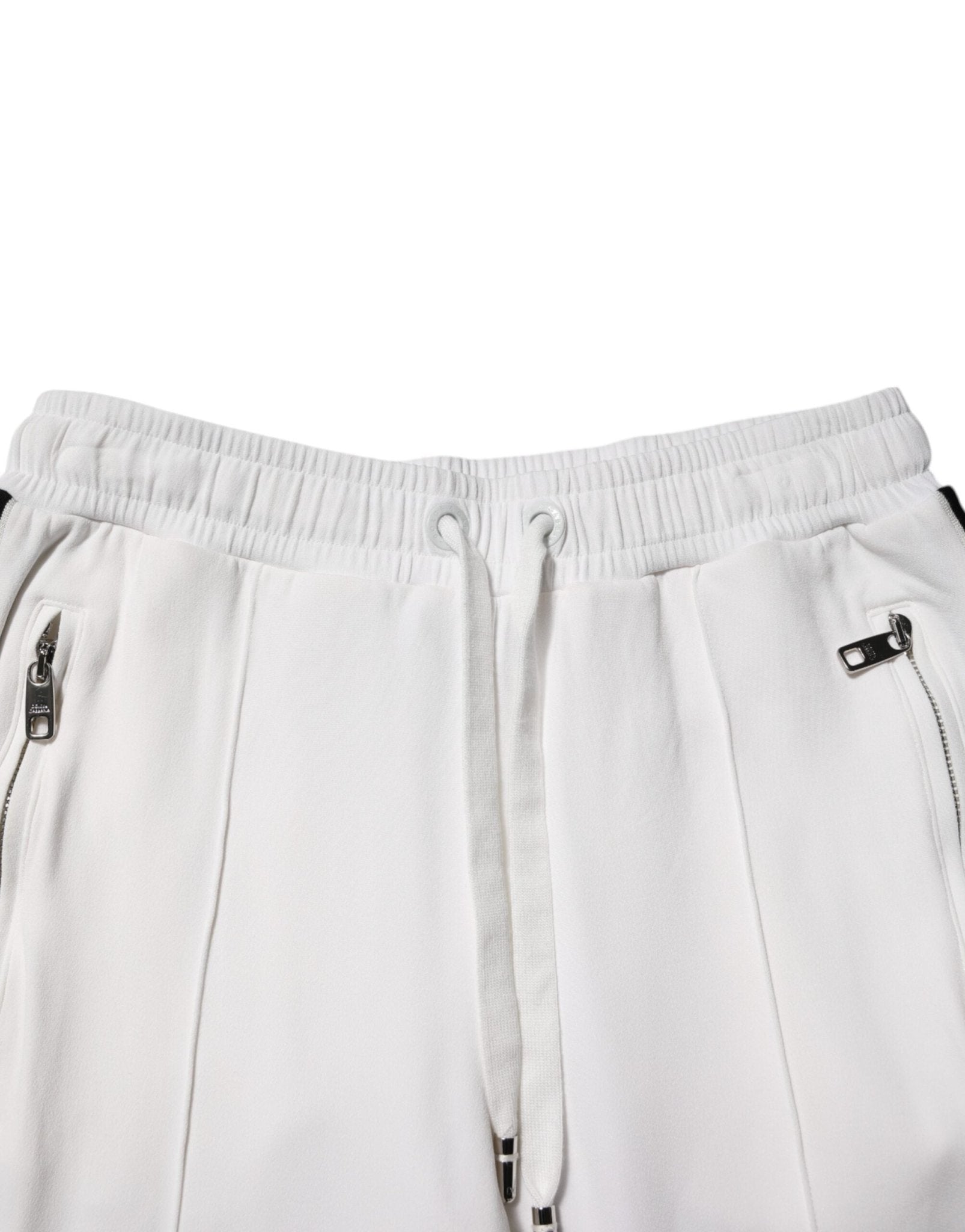 Dolce & Gabbana White Viscose Jogger Sweatpants Pants - RIMODA