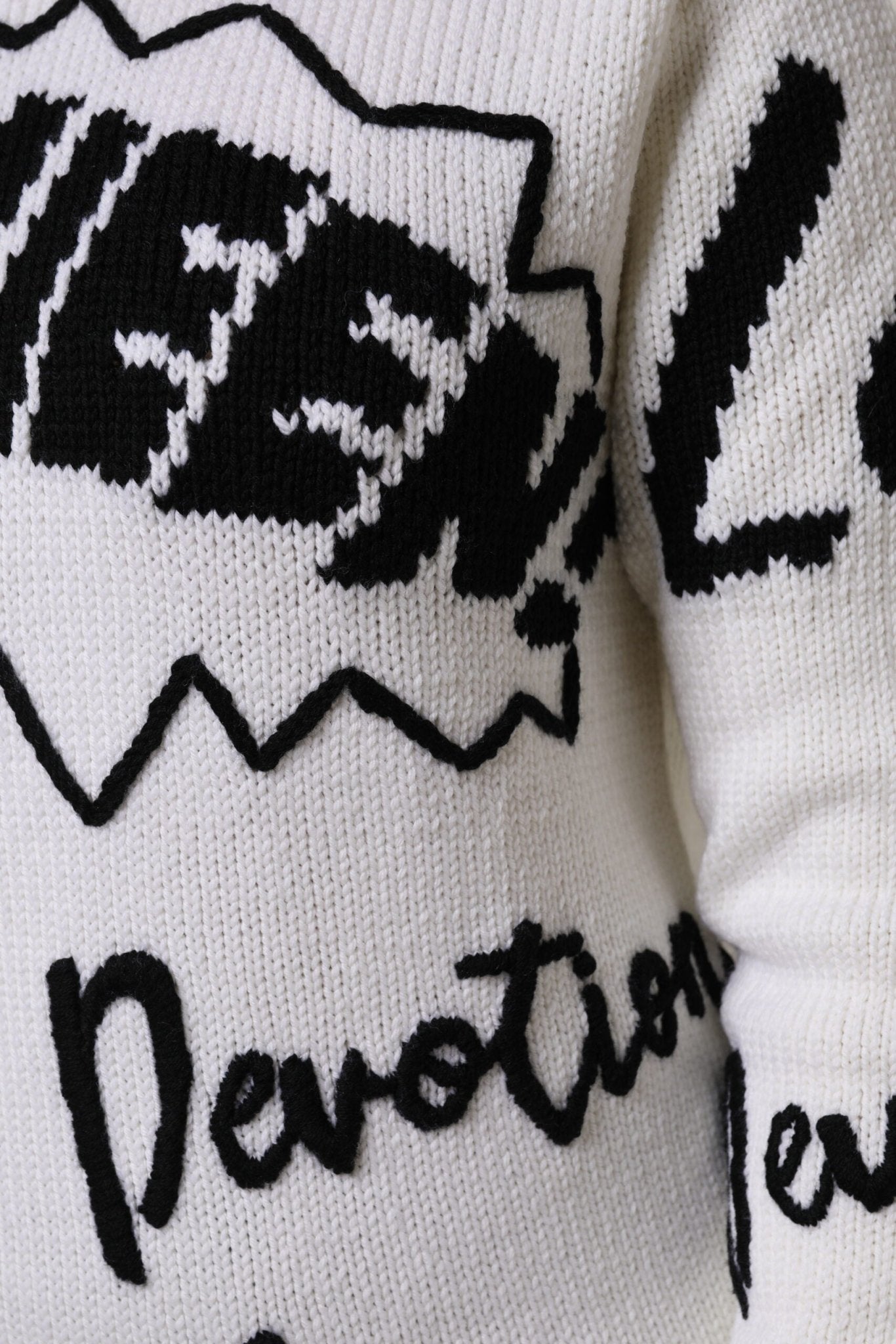 Dolce & Gabbana White Wool Knit Crew Neck Pullover Sweater - RIMODA