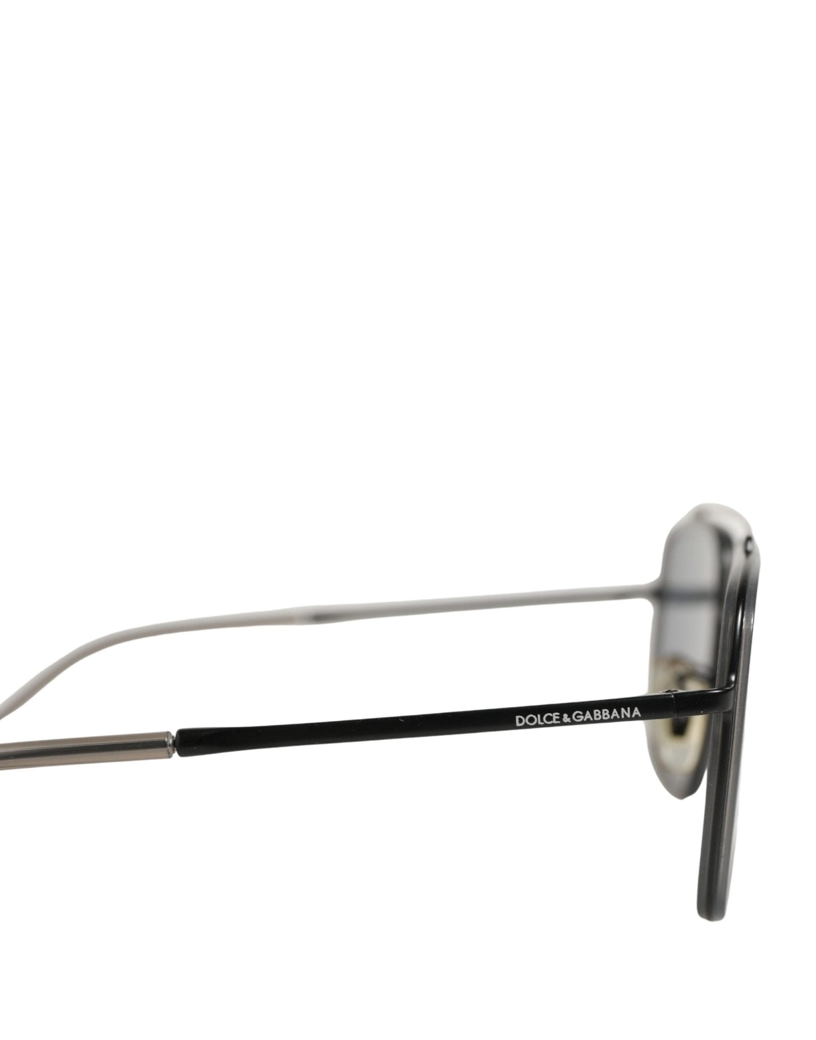Dolce & Gabbana Women DG2262 Black Metal Square Frame Eyewear Sunglasses - RIMODA
