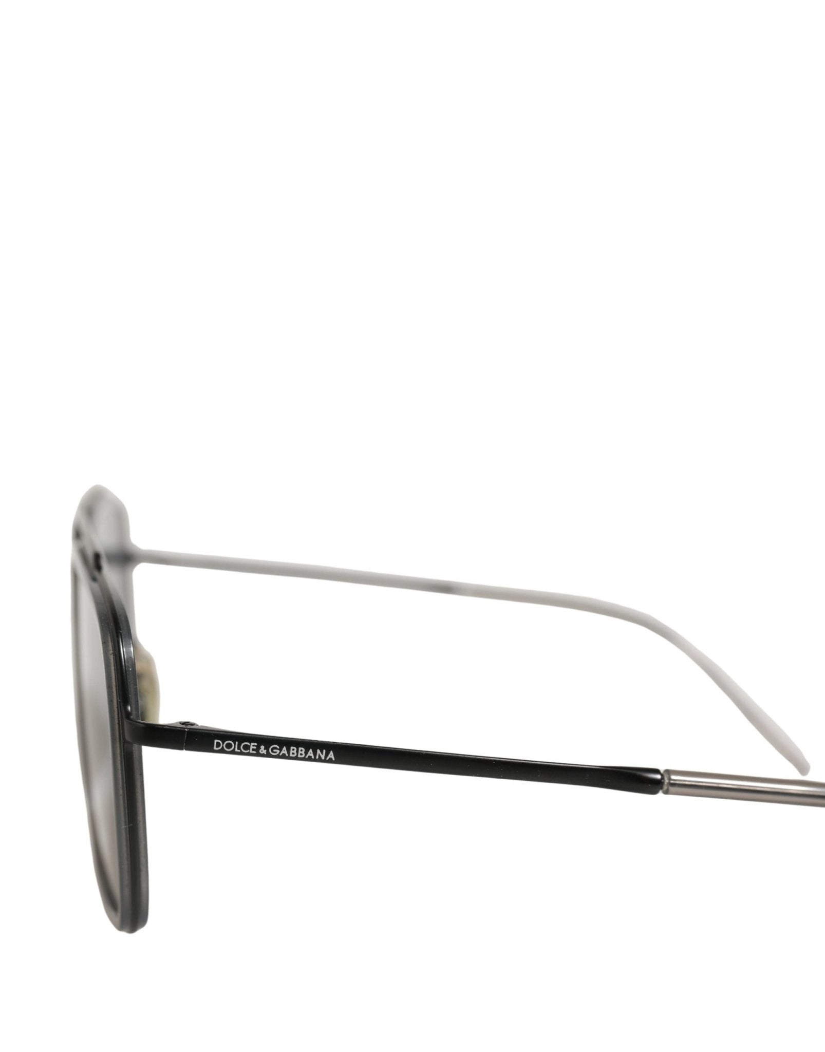 Dolce & Gabbana Women DG2262 Black Metal Square Frame Eyewear Sunglasses - RIMODA