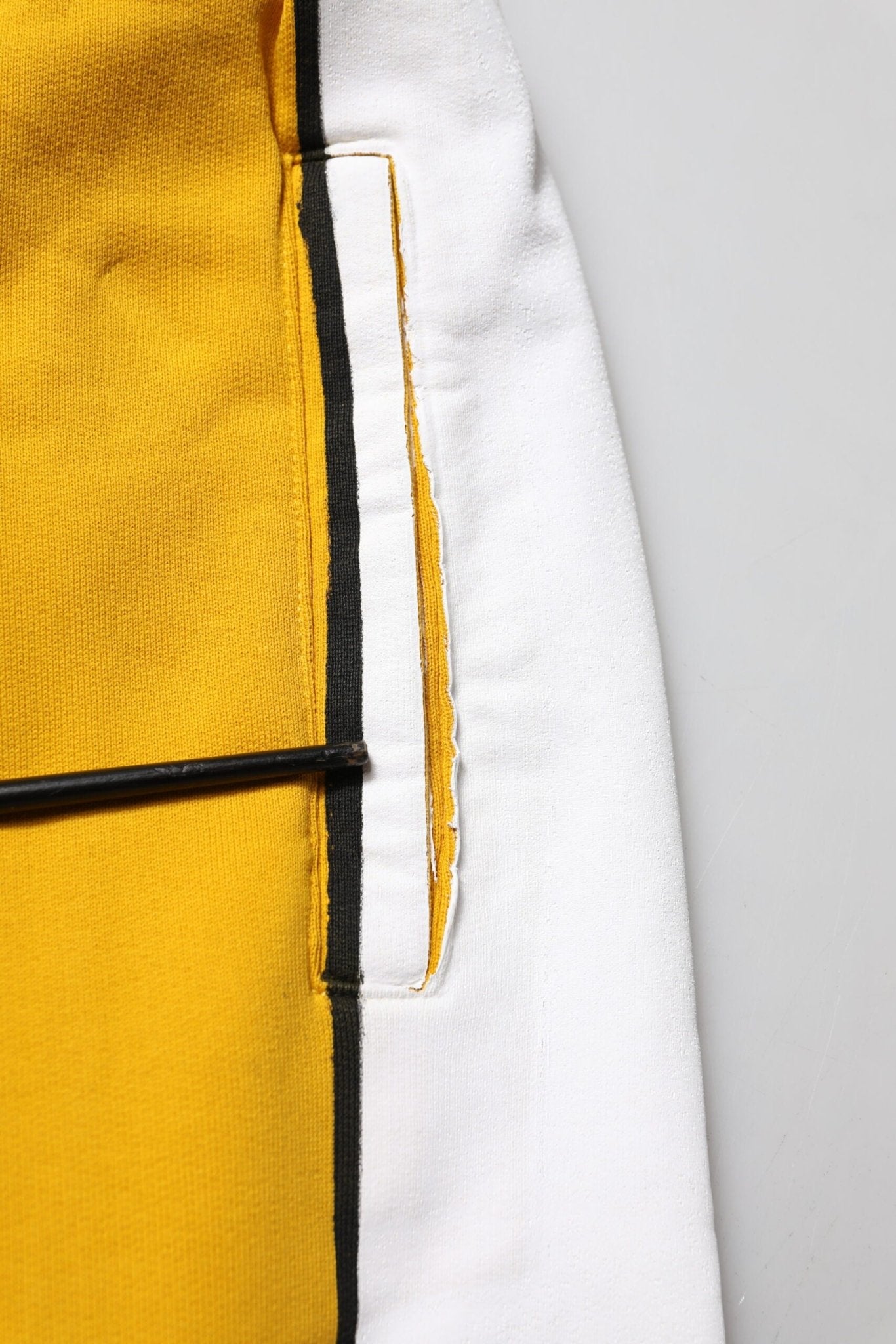 Dolce & Gabbana Yellow Cotton Jogger Skinny Sweatpants Pants - RIMODA