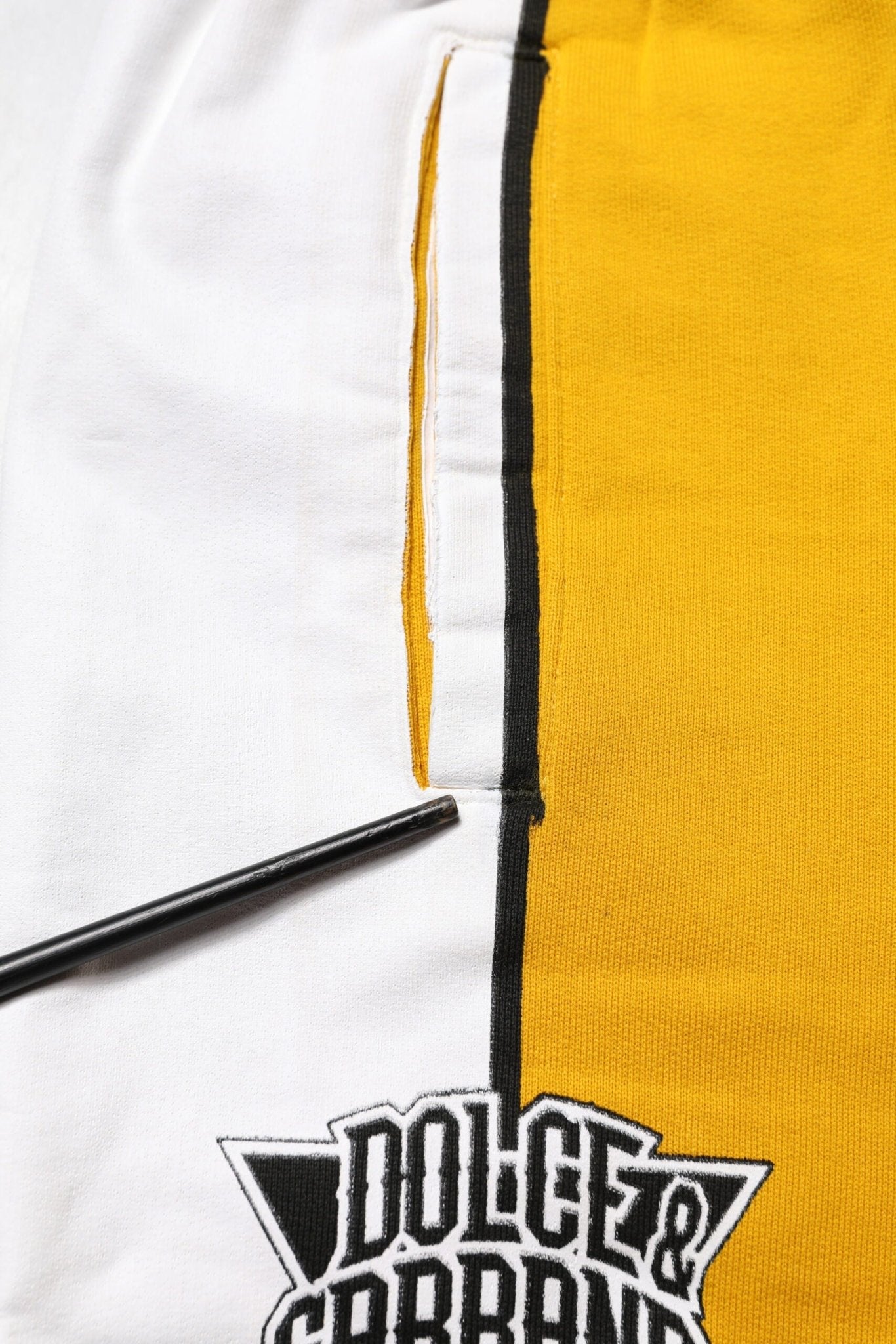 Dolce & Gabbana Yellow Cotton Jogger Skinny Sweatpants Pants - RIMODA