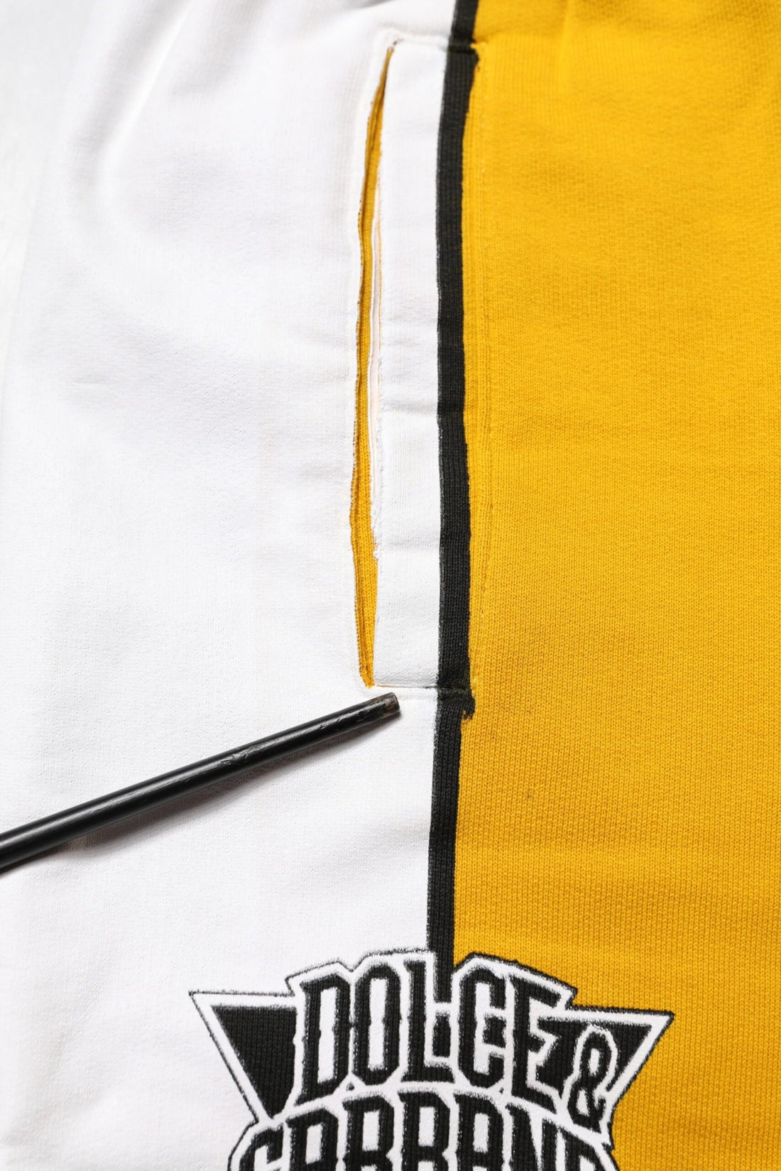 Dolce & Gabbana Yellow Cotton Jogger Skinny Sweatpants Pants - RIMODA
