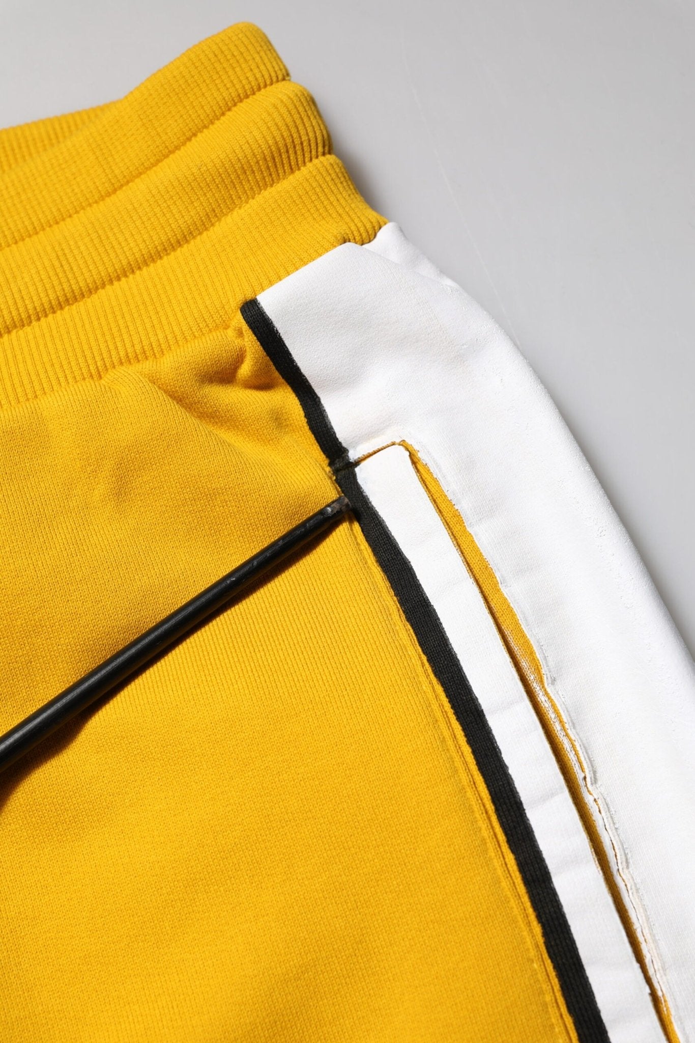 Dolce & Gabbana Yellow Cotton Logo Drawstring Jogger Sweatpants Pants - RIMODA