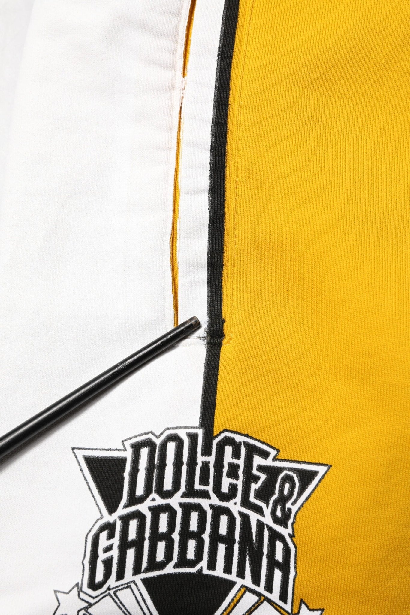Dolce & Gabbana Yellow Cotton Logo Drawstring Jogger Sweatpants Pants - RIMODA