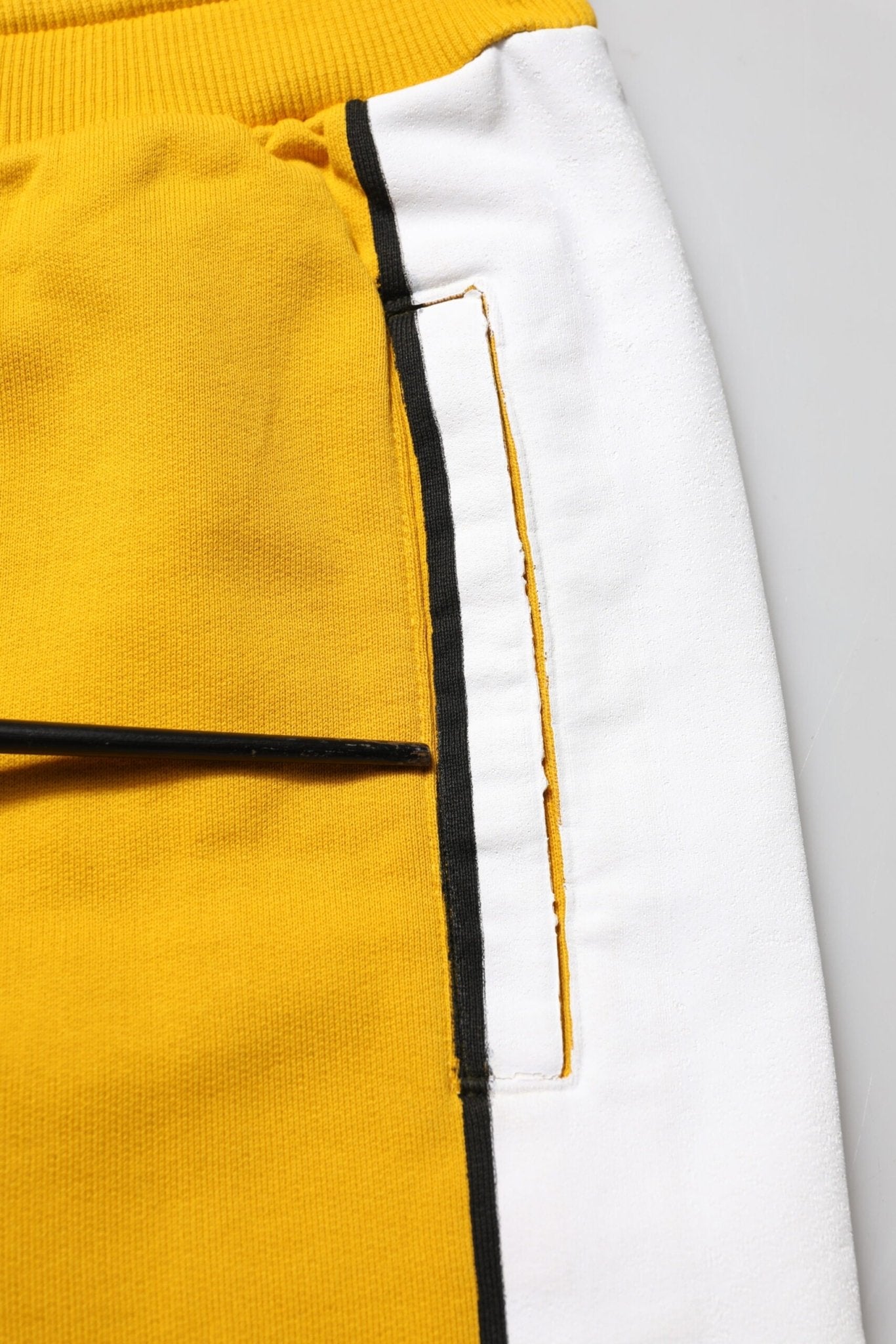Dolce & Gabbana Yellow Cotton Logo Sweatpants Jogger Pants - RIMODA