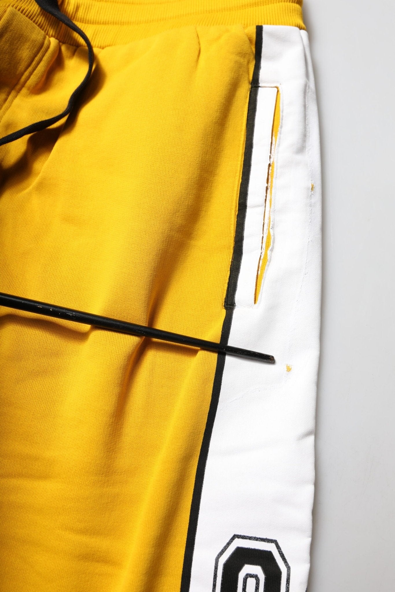 Dolce & Gabbana Yellow Cotton Print Jogger Sweatpants Pants - RIMODA
