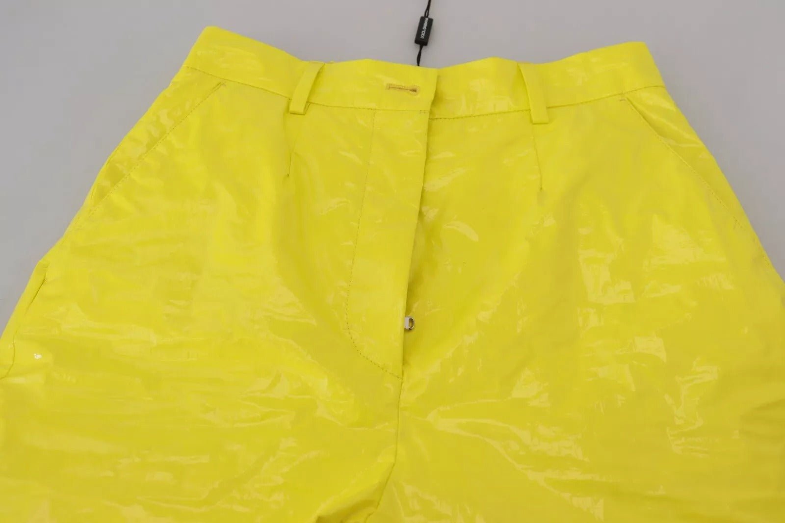 Dolce & Gabbana Yellow High Waist Skinny Women Trouser Pants - RIMODA