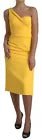Dolce & Gabbana Yellow One Shoulder Slit Sheath Midi Dress - RIMODA