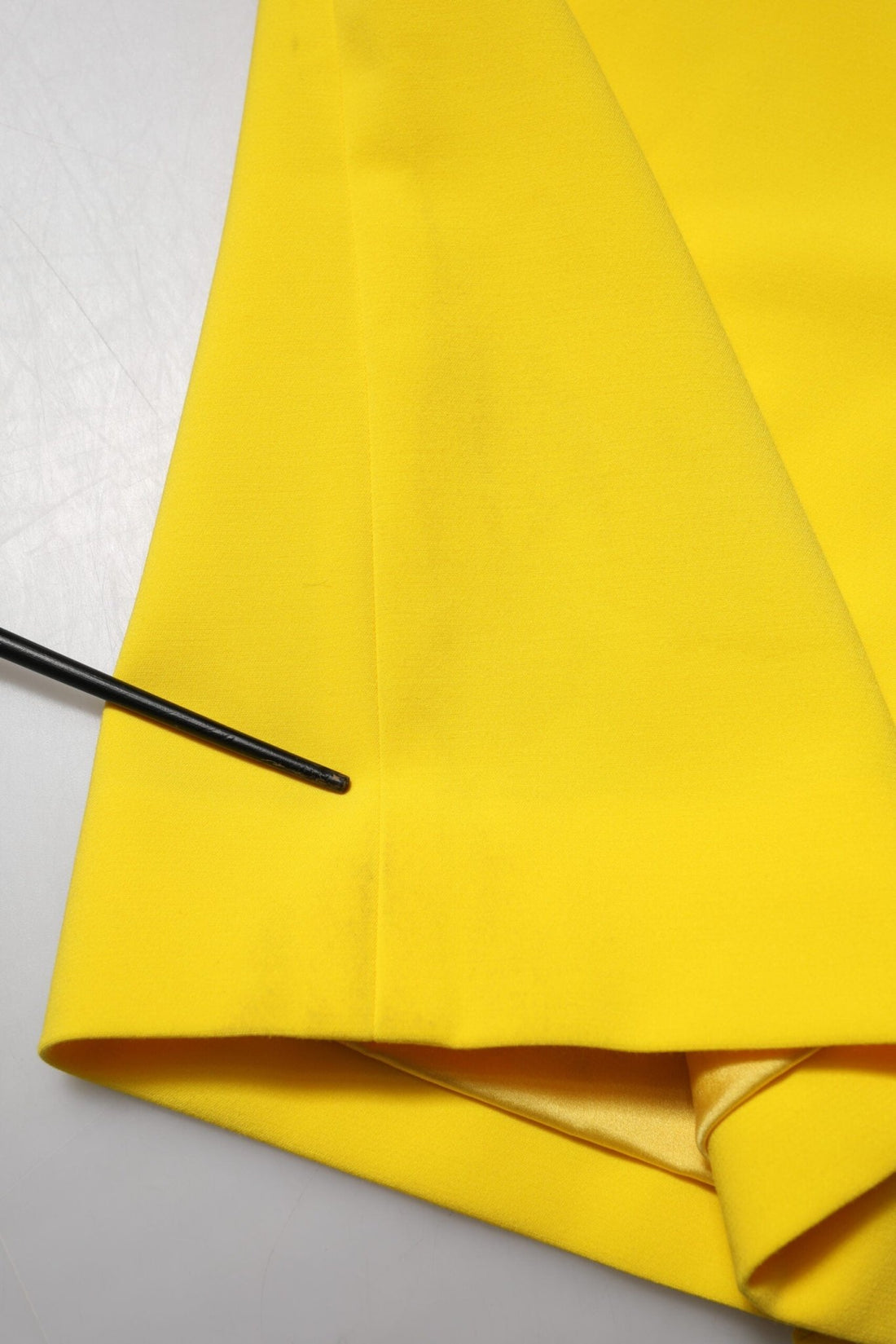 Dolce & Gabbana Yellow Polyester Sleeveless Sheath Midi Dress - RIMODA